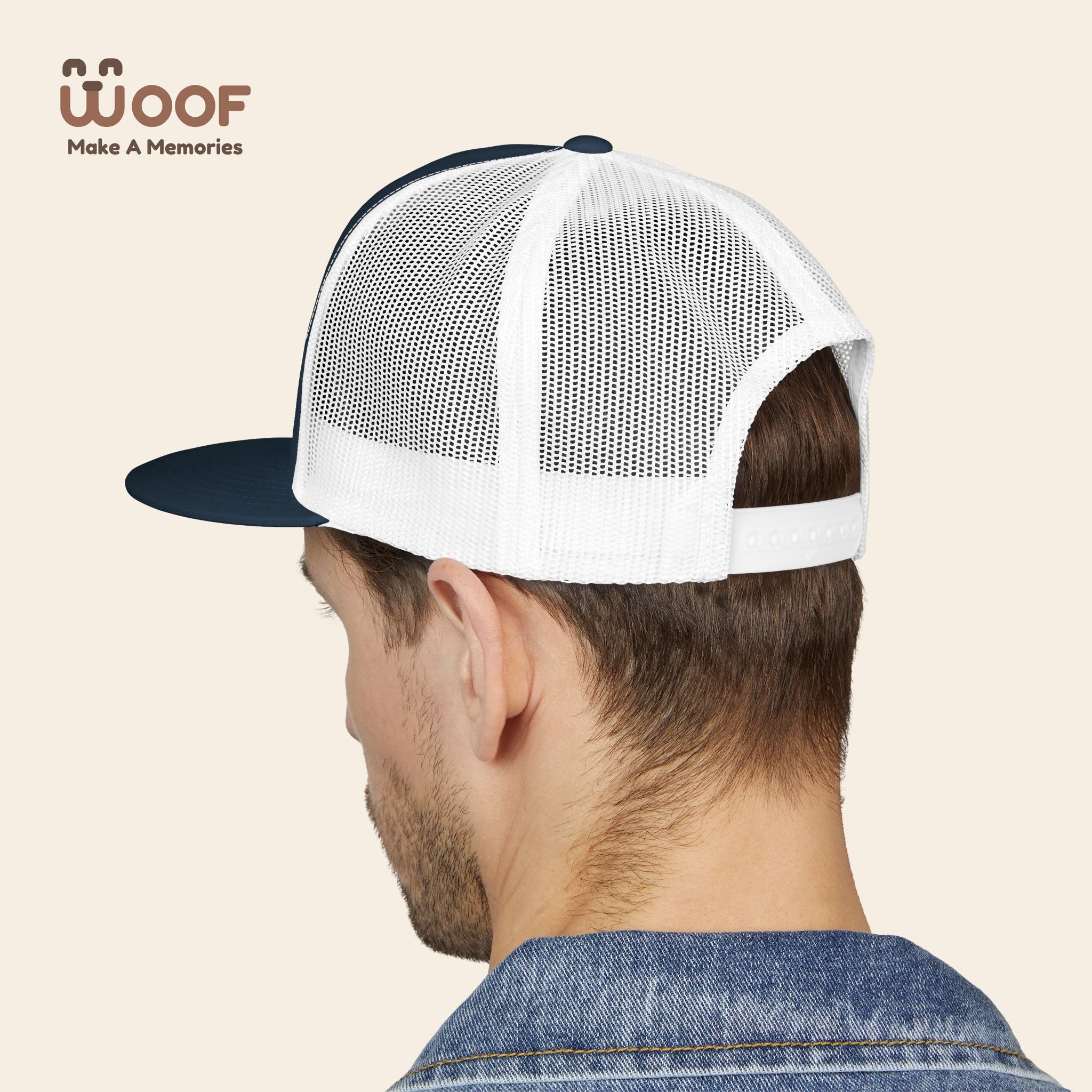Stylish 5 Panel Trucker Cap – Custom Embroidered Hat, Perfect for Outdoor Adventures, Casual Wear, Summer Festivals, Gift Idea
