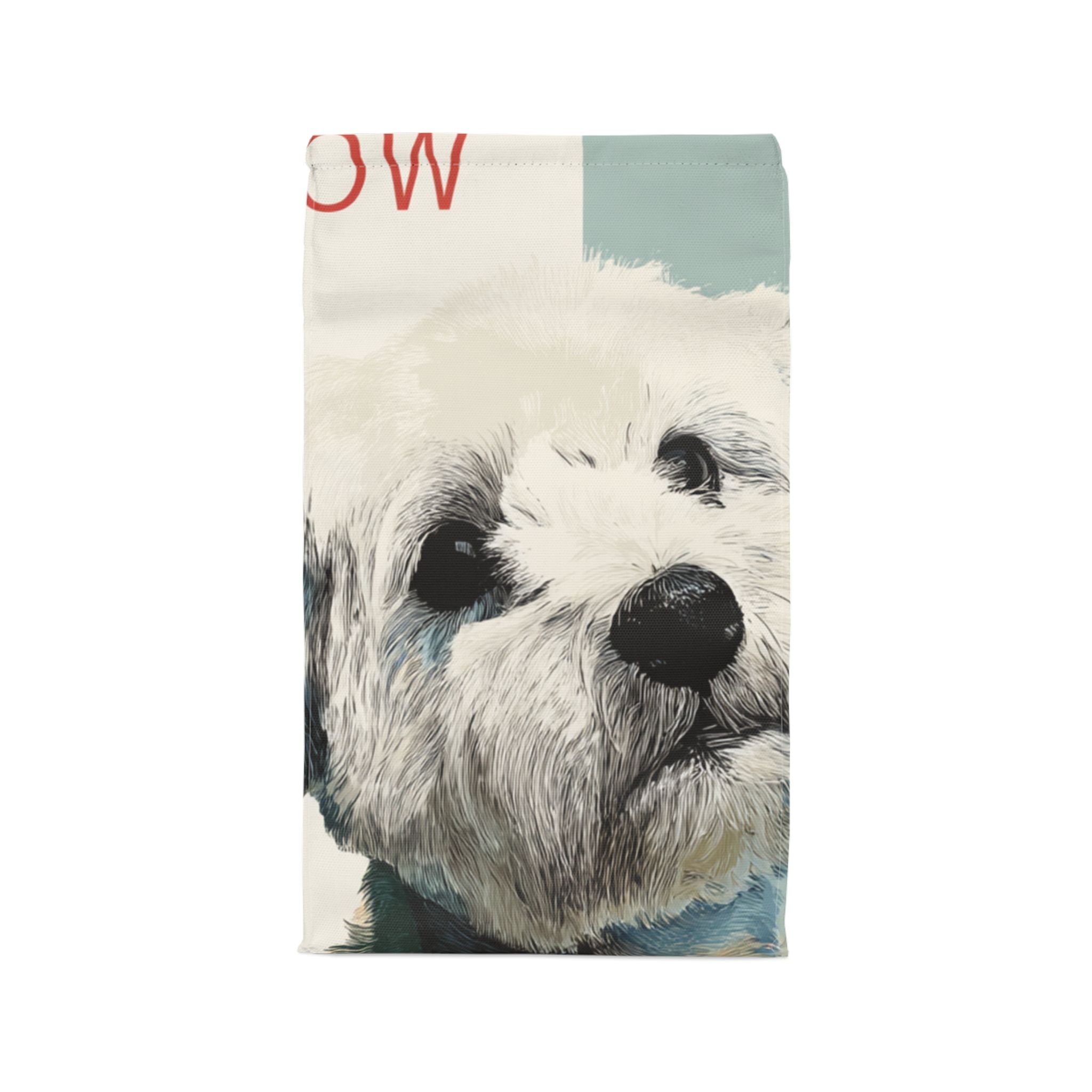 Cute Dog Polyester Lunch Bag | Stylish Insulated Tote for Kids & Adults | Ideal for School, Work, Picnic, Gifts