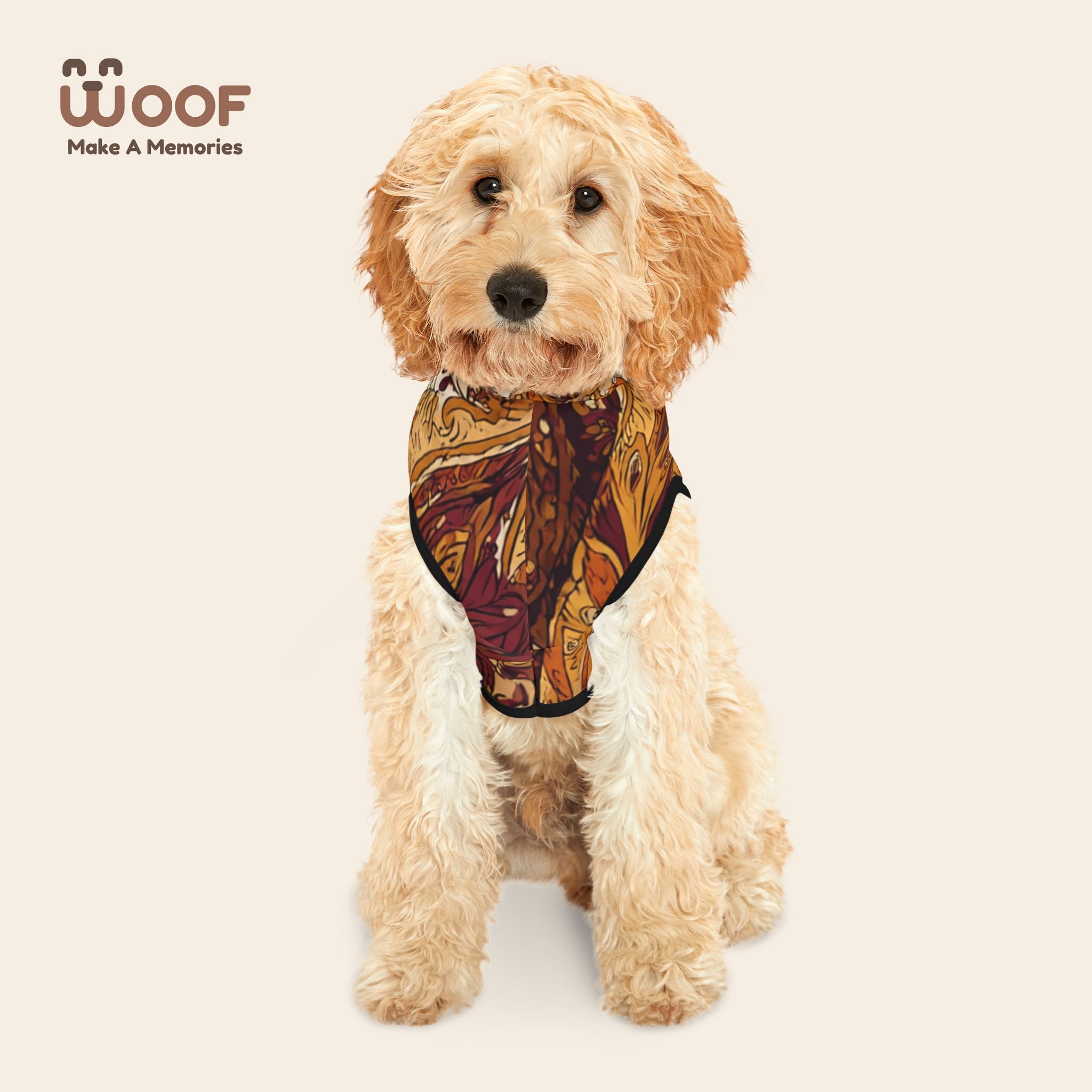 Bohemian Pet Hoodie - Stylish & Cozy Dog Sweater for Every Season