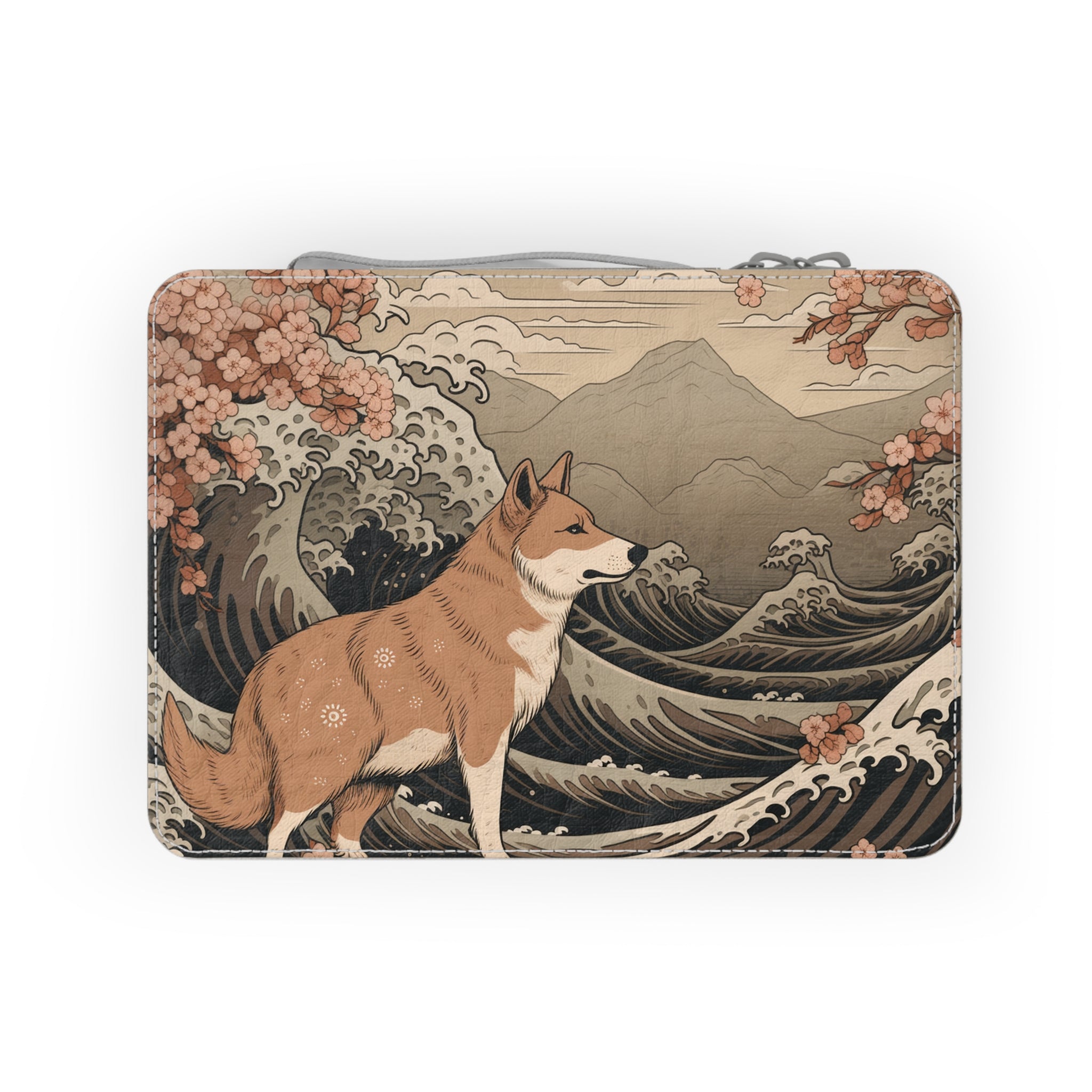 Artistic Paper Lunch Bag, Eco-Friendly Tote, Stylish Food Carrier, Gift for Pet Lovers, Unique Picnic Accessory