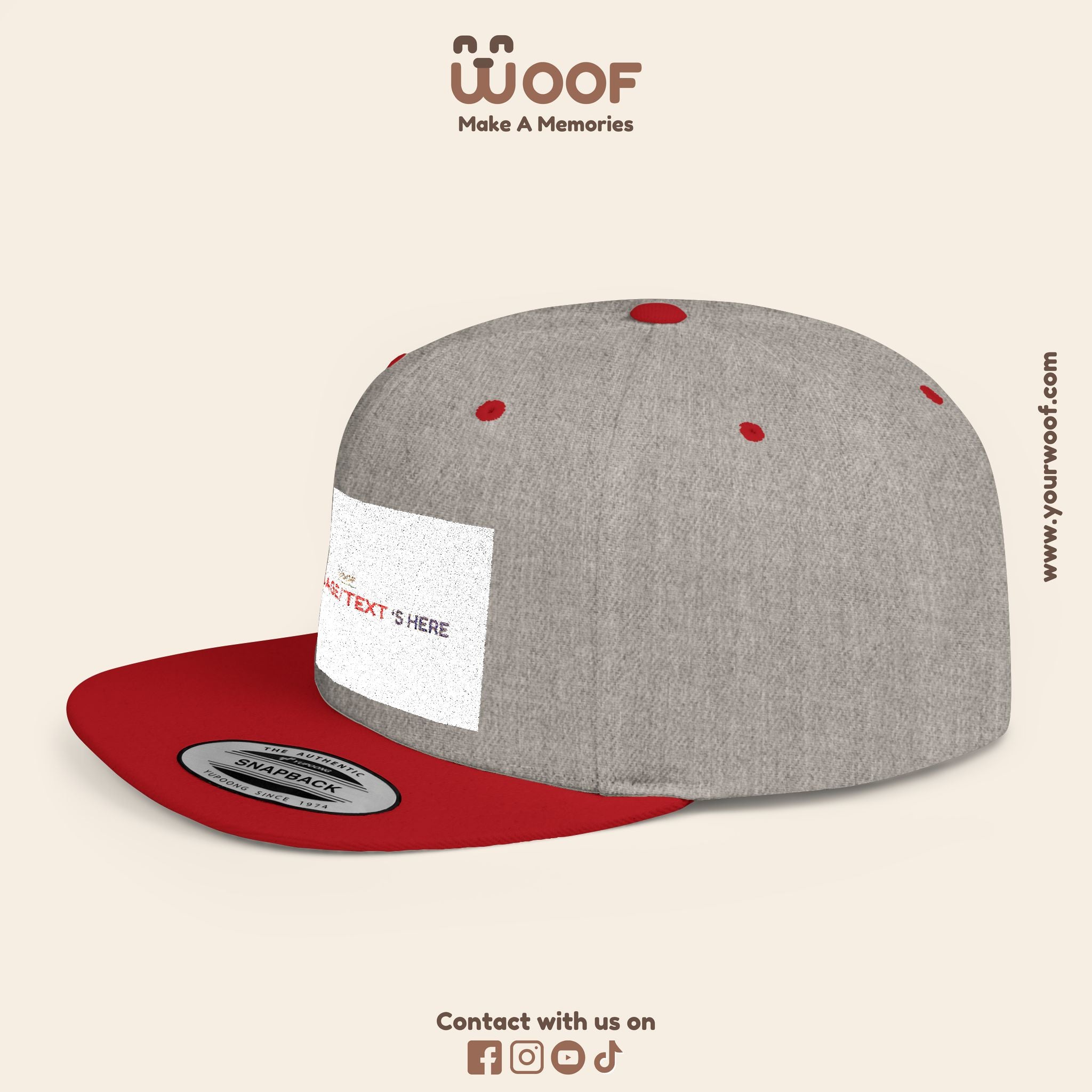 Stylish Flat Bill Snapback Hat, Custom Cap, Trendy Streetwear, Gift for Him/Her, Perfect for Events & Fashion Lovers
