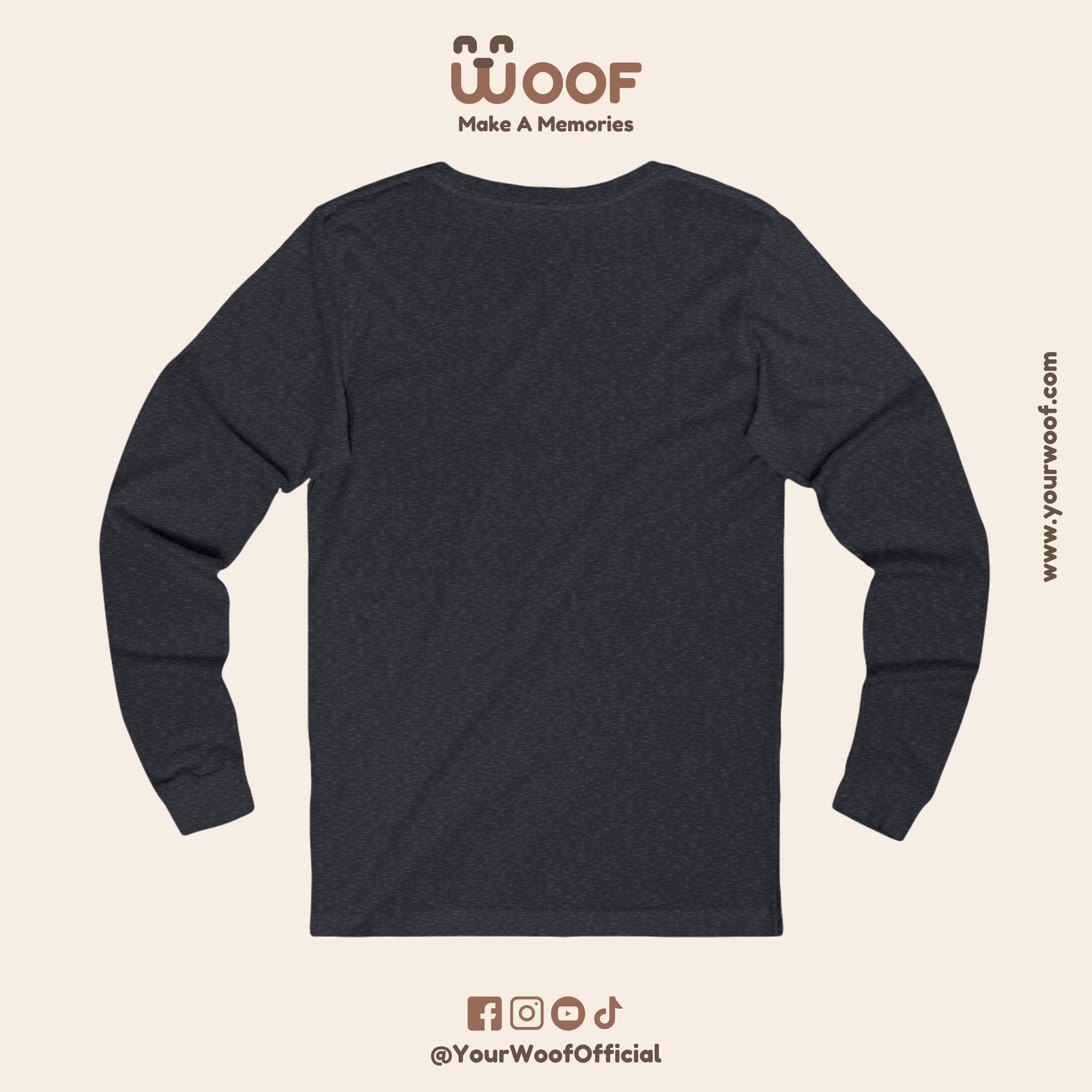 Dog Lover Long Sleeve Tee, Pet Apparel, Gift for Dog Owners, Animal Art Shirt, Casual Wear, Unique Dog Design