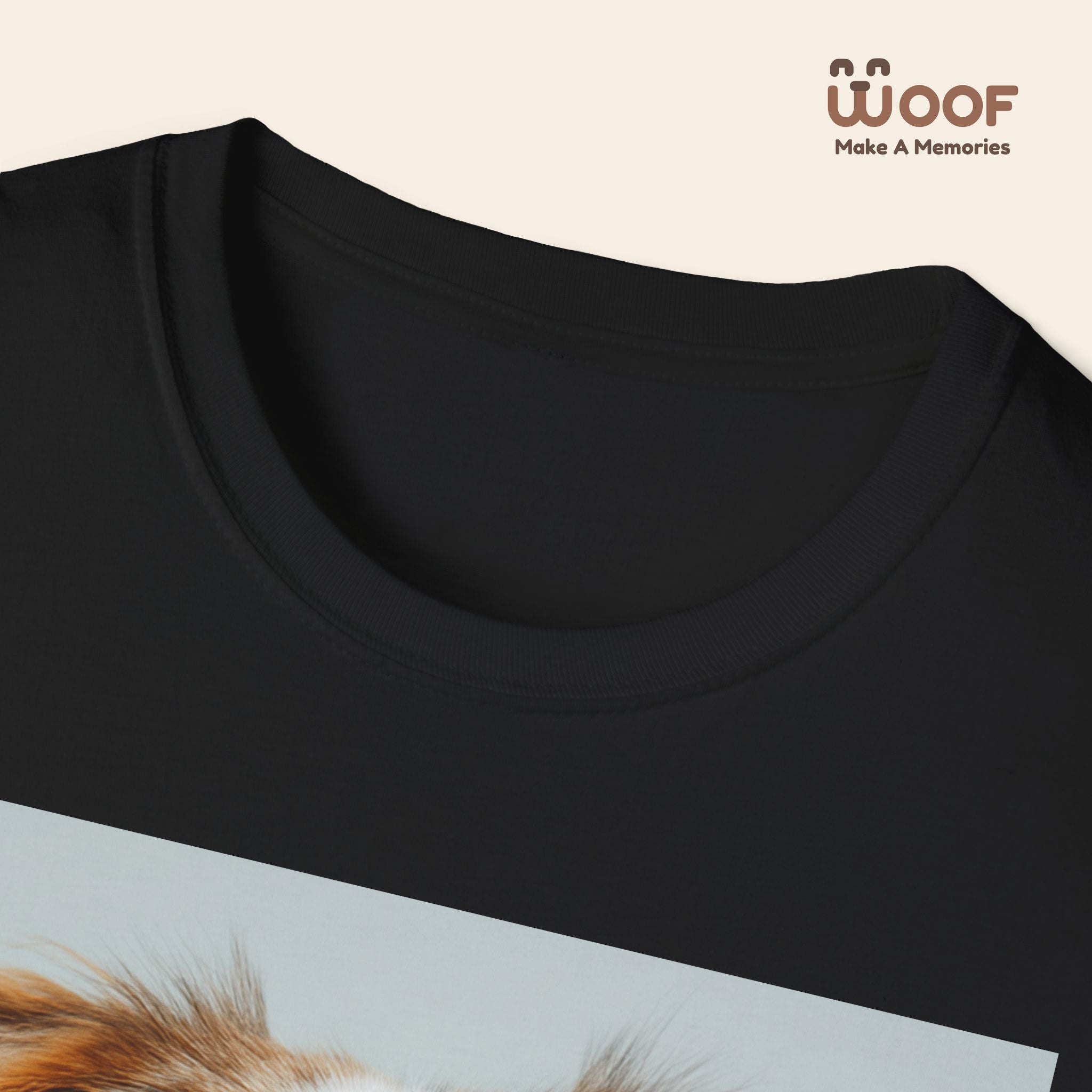 Joyful Dog Portrait Unisex Softstyle T-Shirt - Perfect for Pet Lovers!