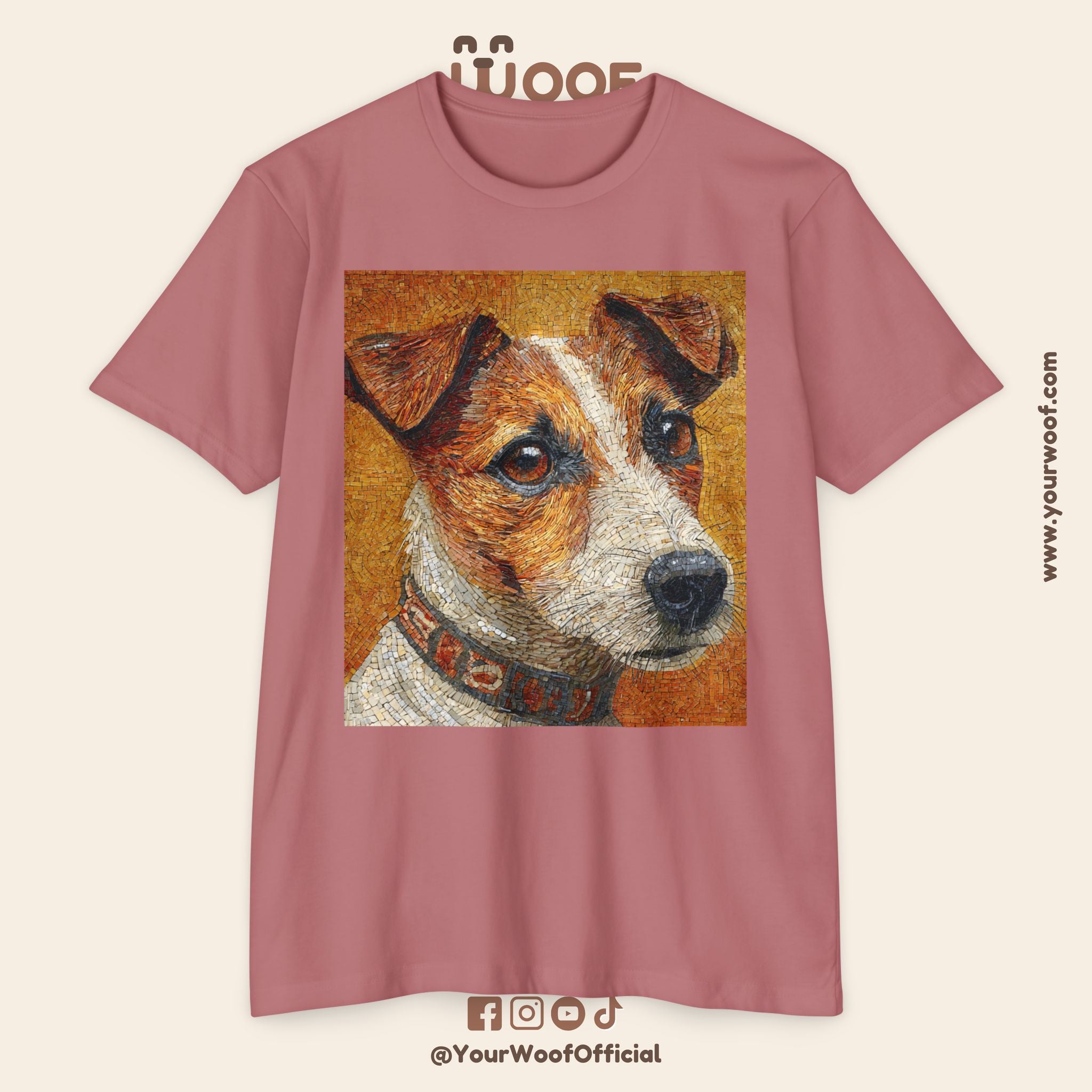 Dog Lover's Portrait T-shirt | Unisex Graphic Tee | Pet Gift | Animal Lover Apparel | Cute Dog Shirt | Animal Artwork Tee