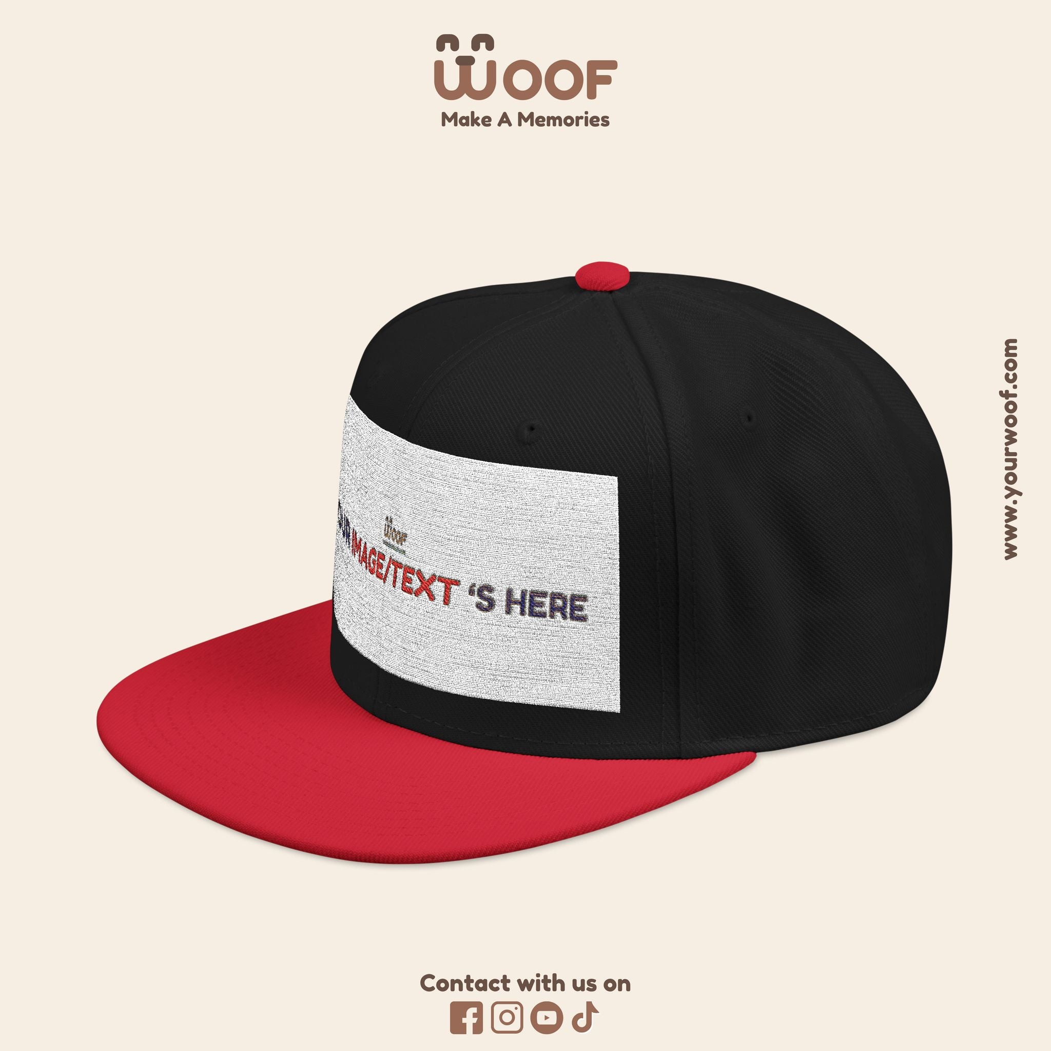 Custom Embroidered Snapback Hat, Personalized Cap, Unique Gifts, Dad Hat, Fashion Accessory, Customized Headwear