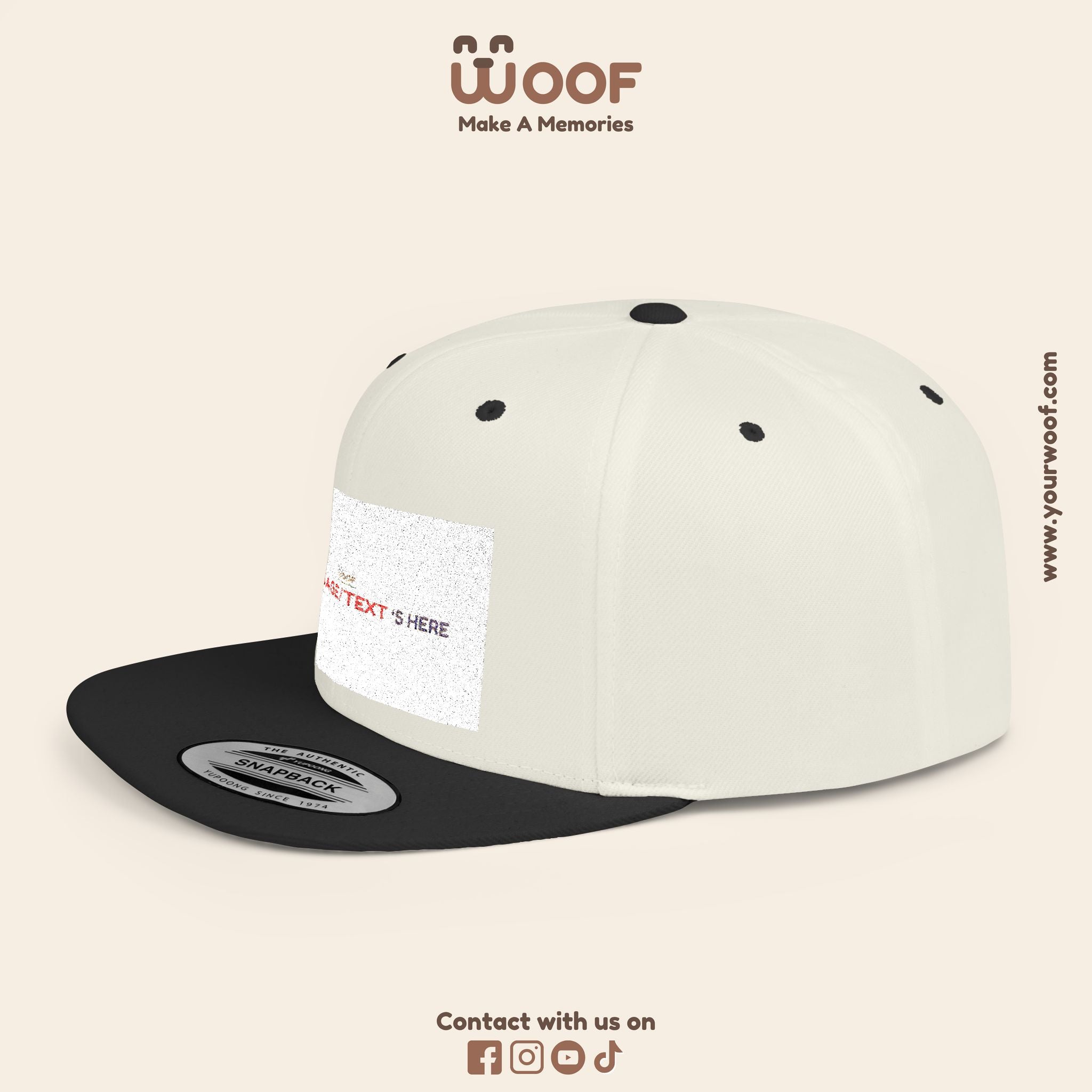 Stylish Flat Bill Snapback Hat, Custom Cap, Trendy Streetwear, Gift for Him/Her, Perfect for Events & Fashion Lovers
