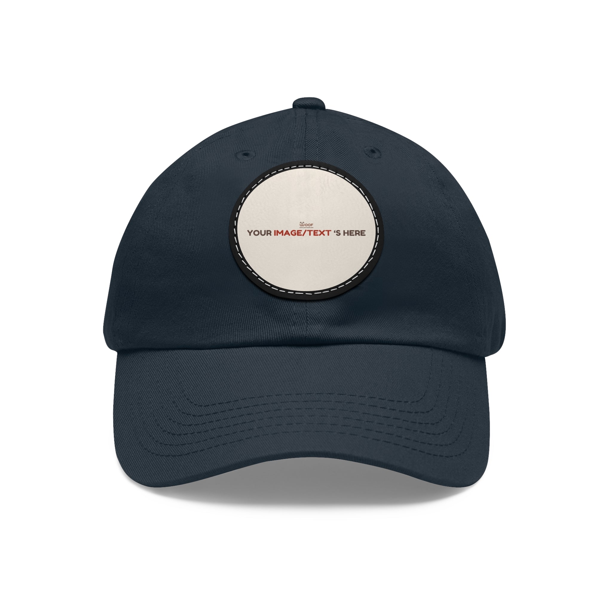Stylish Dad Hat with Custom Leather Patch, Gifts for Dad, Casual Cap, Vintage Style Hat, Father's Day Accessories, Personalized Headwear