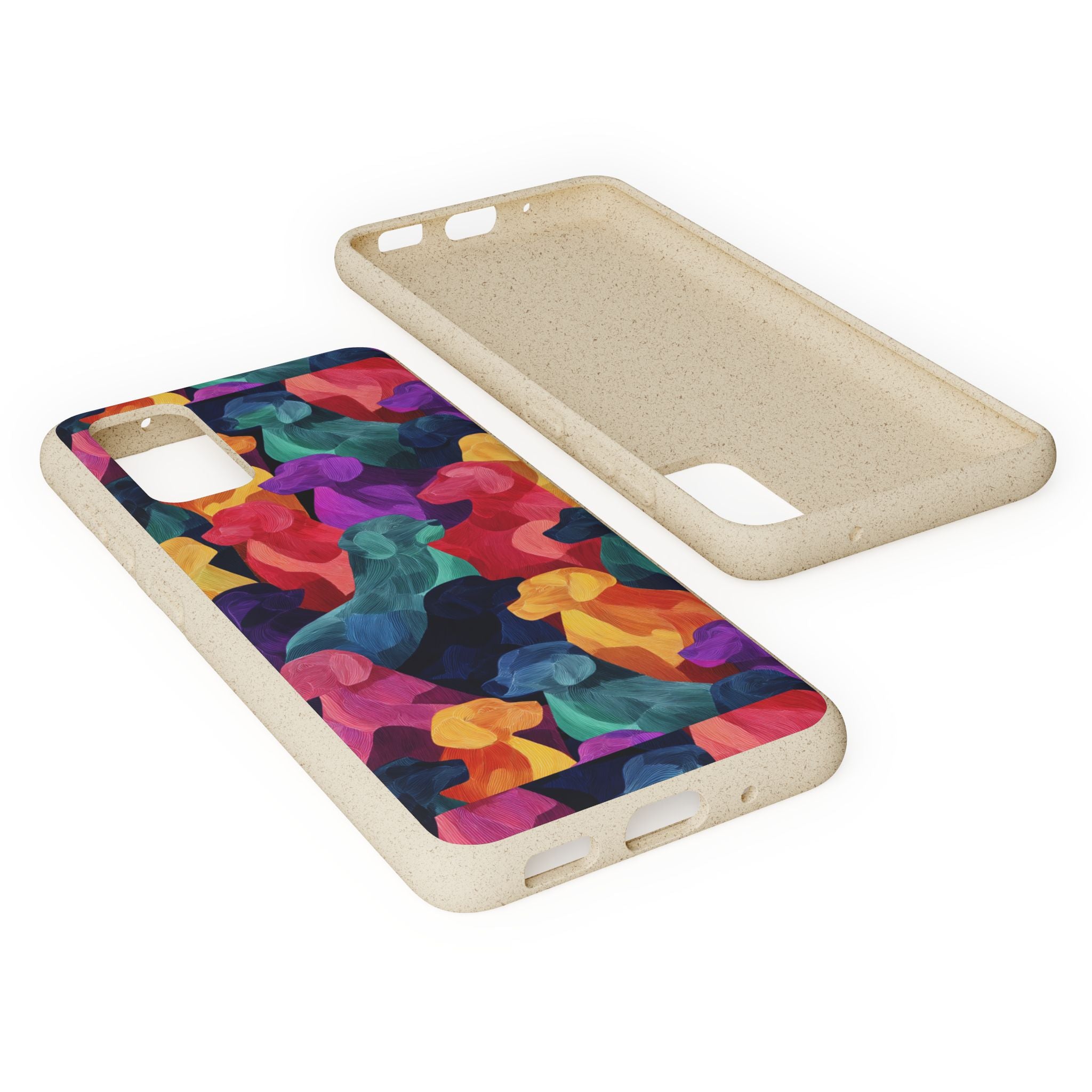 Colorful Dog-Themed Biodegradable Phone Cases, Eco-friendly Gifts for Pet Lovers, Sustainable Accessories for Everyday Use, Dog Lover [...]