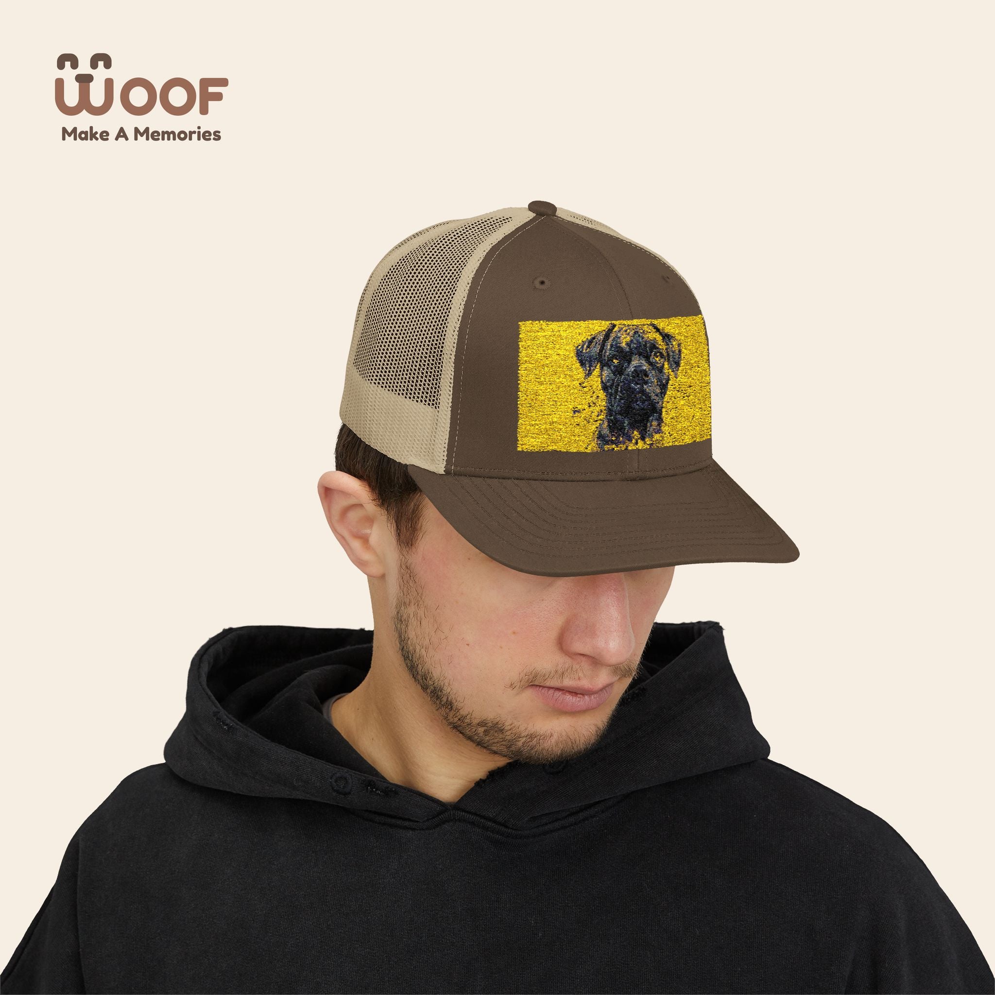 Personalized Dog Lover Snapback Cap, Adjustable Trucker Hat, Gift for Dog Owners, Pet Memory Cap, Fun Customizable Hat