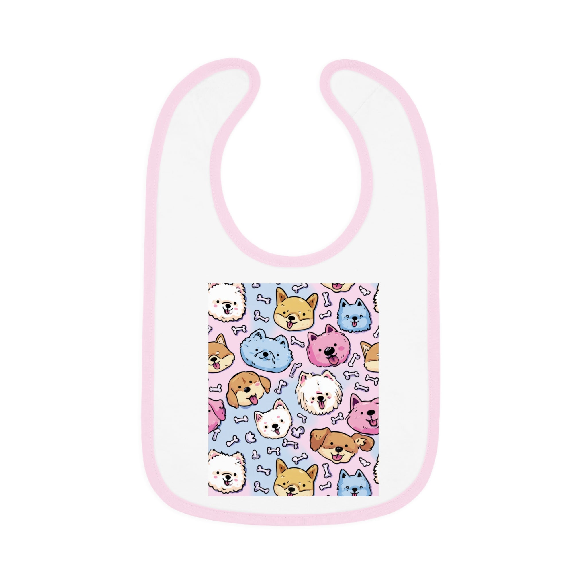Cute Pet Pattern Baby Bib, Dog and Cat Design, Ideal Baby Shower Gift, Toddler Feeding Accessories, Fun Party Bibs