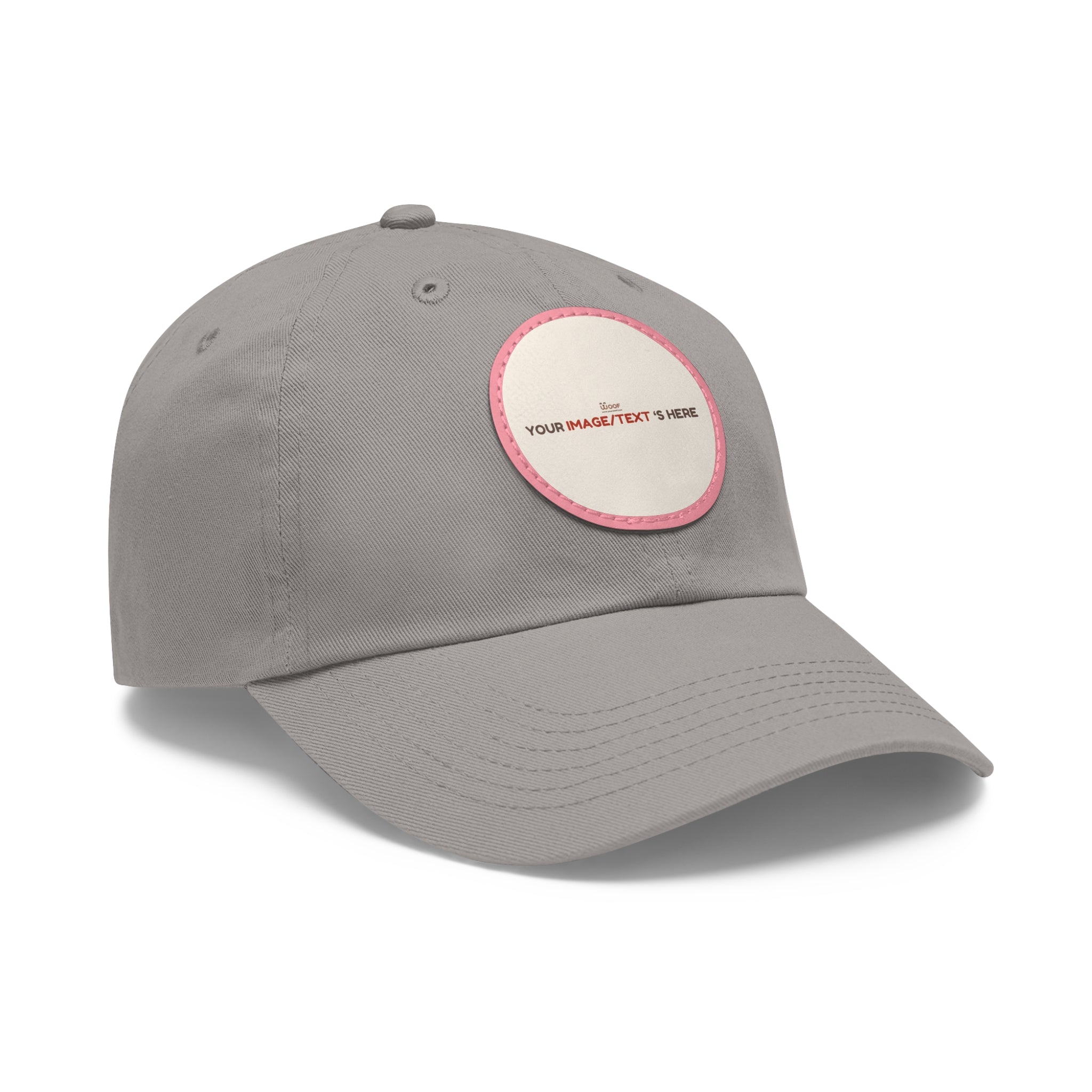 Stylish Dad Hat with Custom Leather Patch, Gifts for Dad, Casual Cap, Vintage Style Hat, Father's Day Accessories, Personalized Headwear