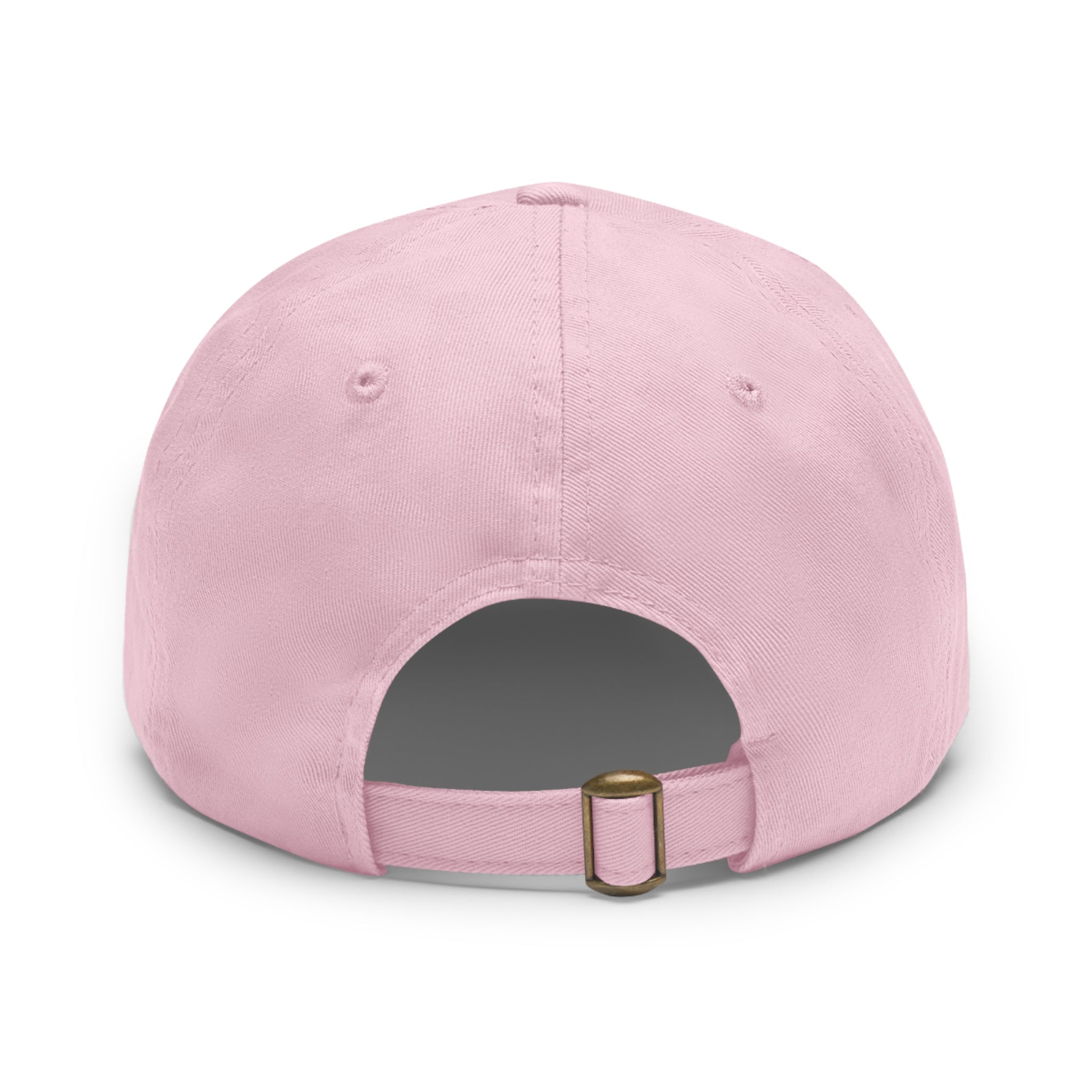 Custom Leather Patch Dad Hat, Personalized Cap, Gift for Dad, Casual Style, Outdoor Accessory, Unique Father's Day Gift