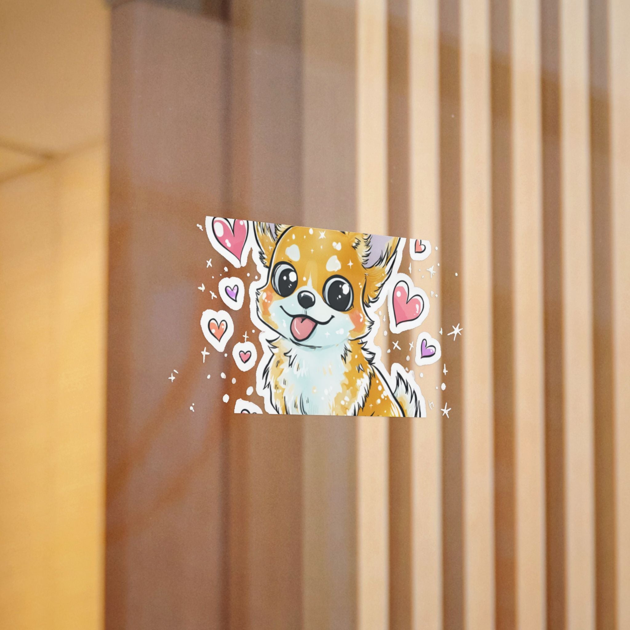 Cute Corgi Die-Cut Stickers - Loveable Dog Decor for Pet Lovers