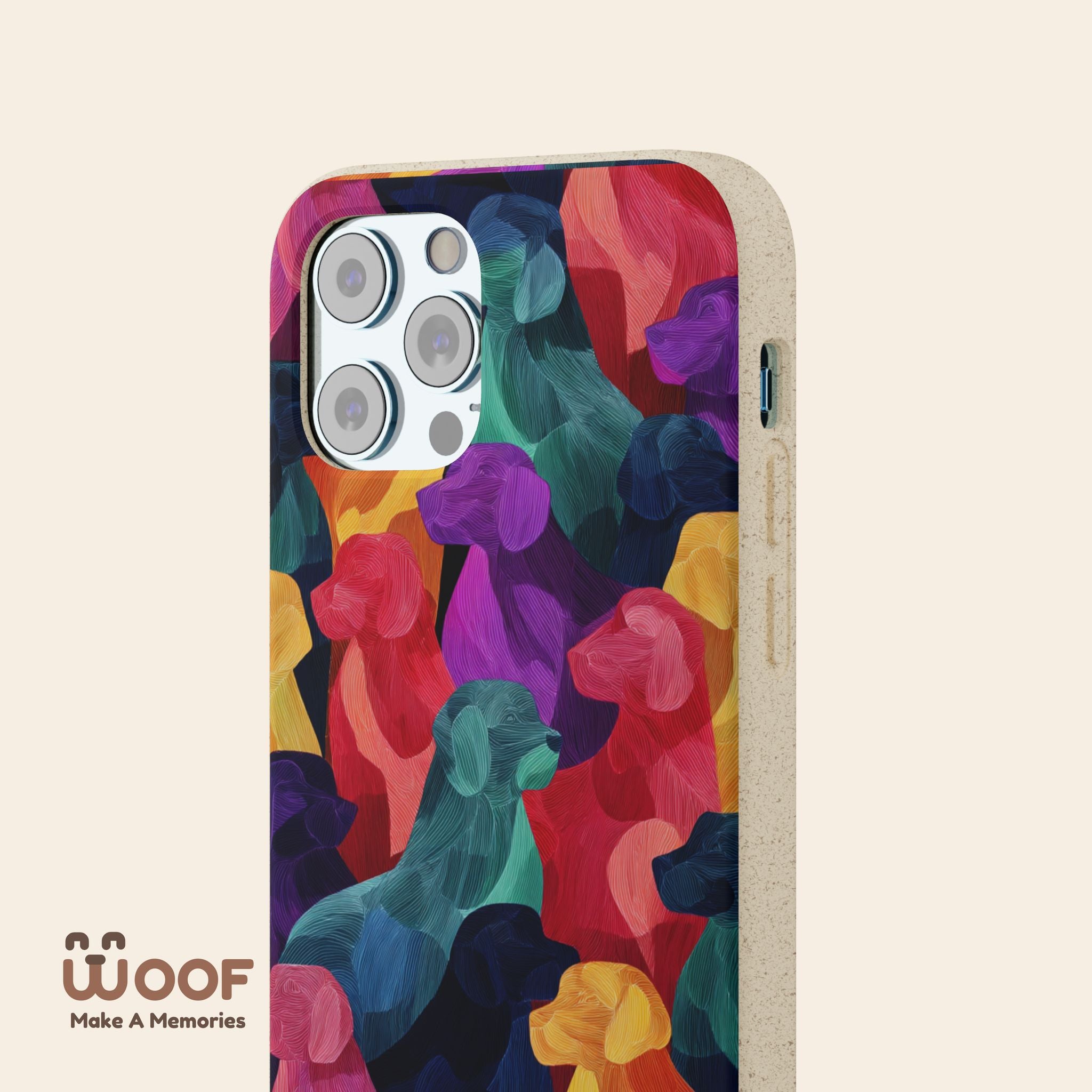 Colorful Dog-Themed Biodegradable Phone Cases, Eco-friendly Gifts for Pet Lovers, Sustainable Accessories for Everyday Use, Dog Lover [...]
