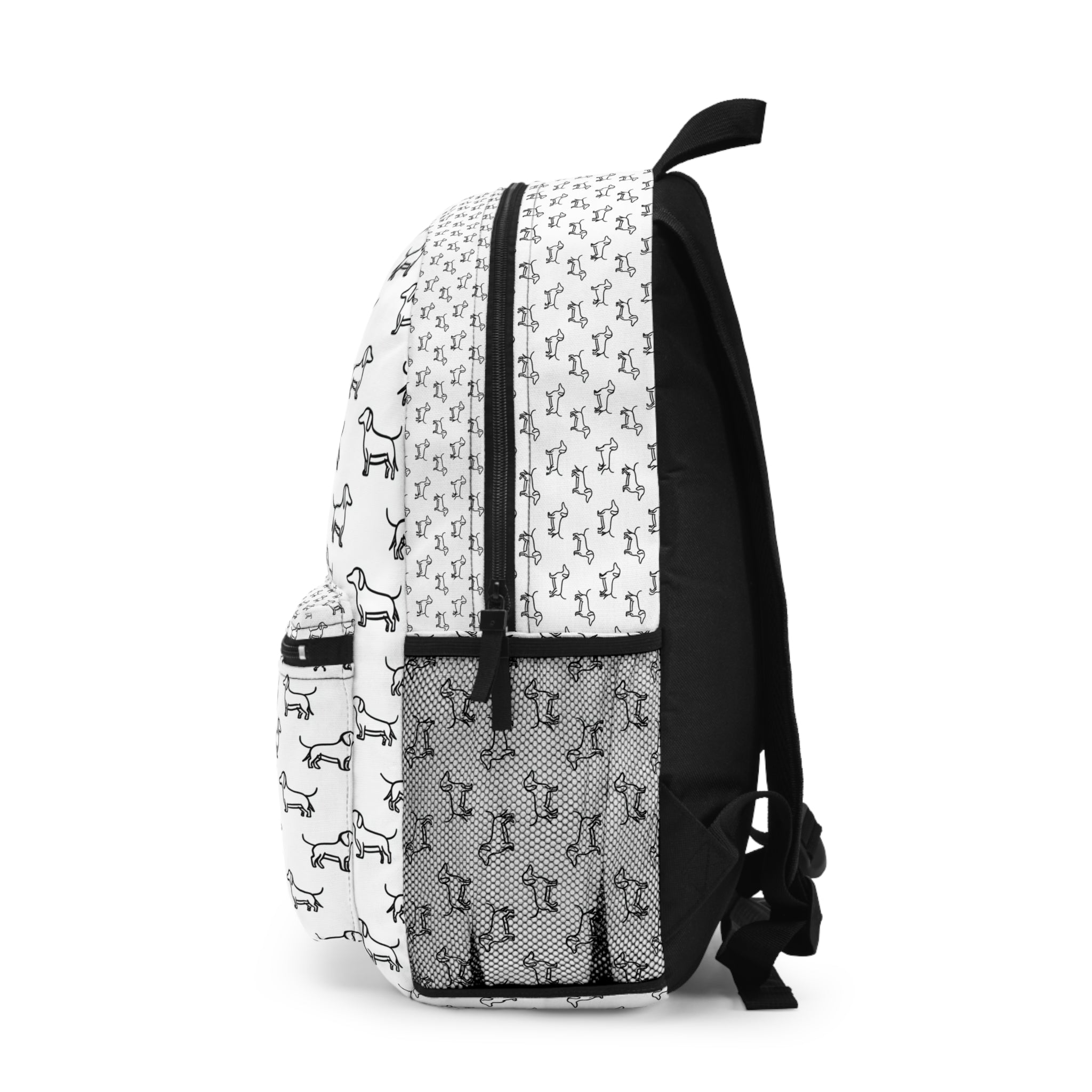 Dapper Dachshund Backpack, Cute Dog Backpack, Pet Lover Gift, School Bag, Stylish Tote for Dog Lovers