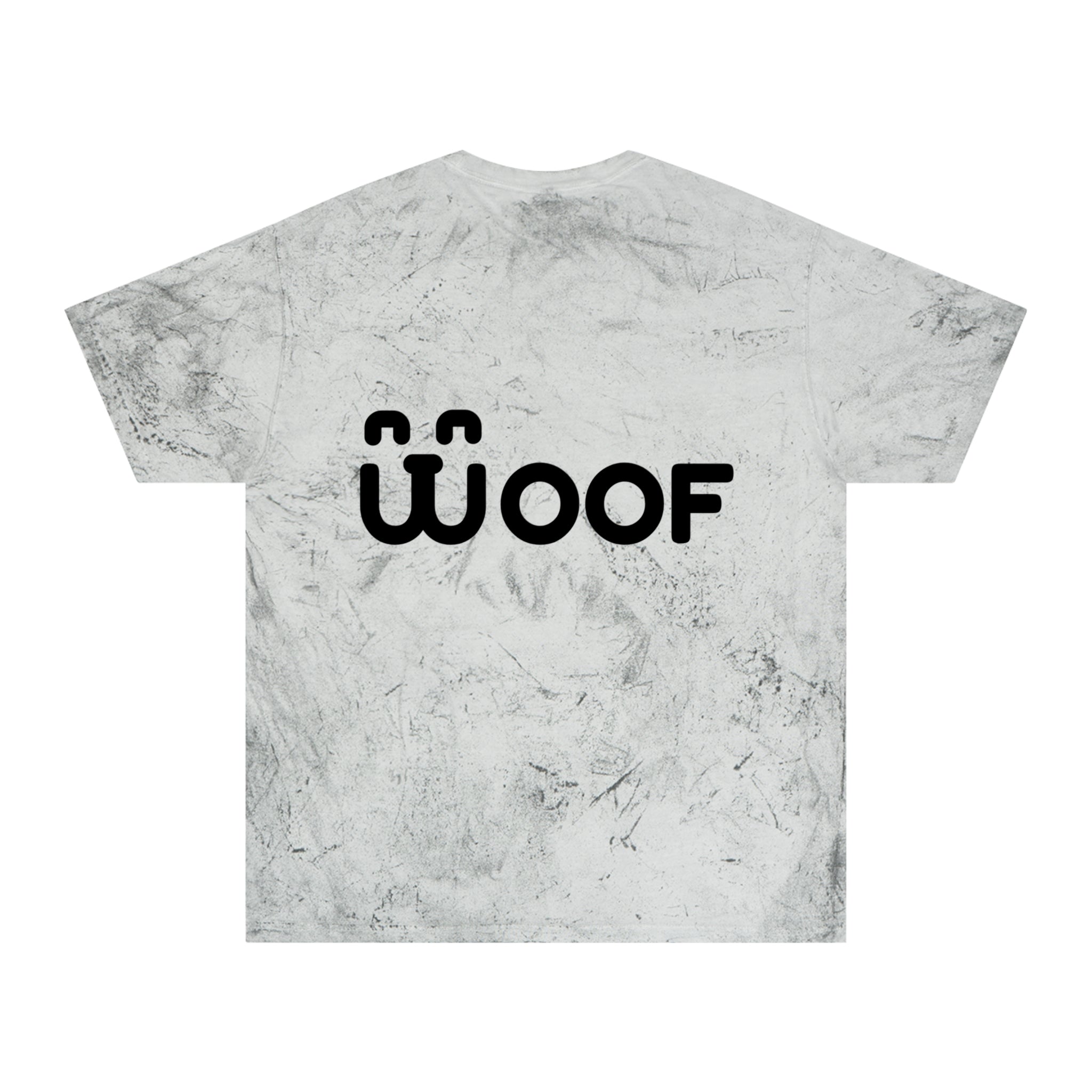 Unisex Color Blast Dog Lover T-Shirt | Woof Graphic Tee, Pet Owner Gift, Casual Wear, Summer Fashion, Animal Lover Shirt