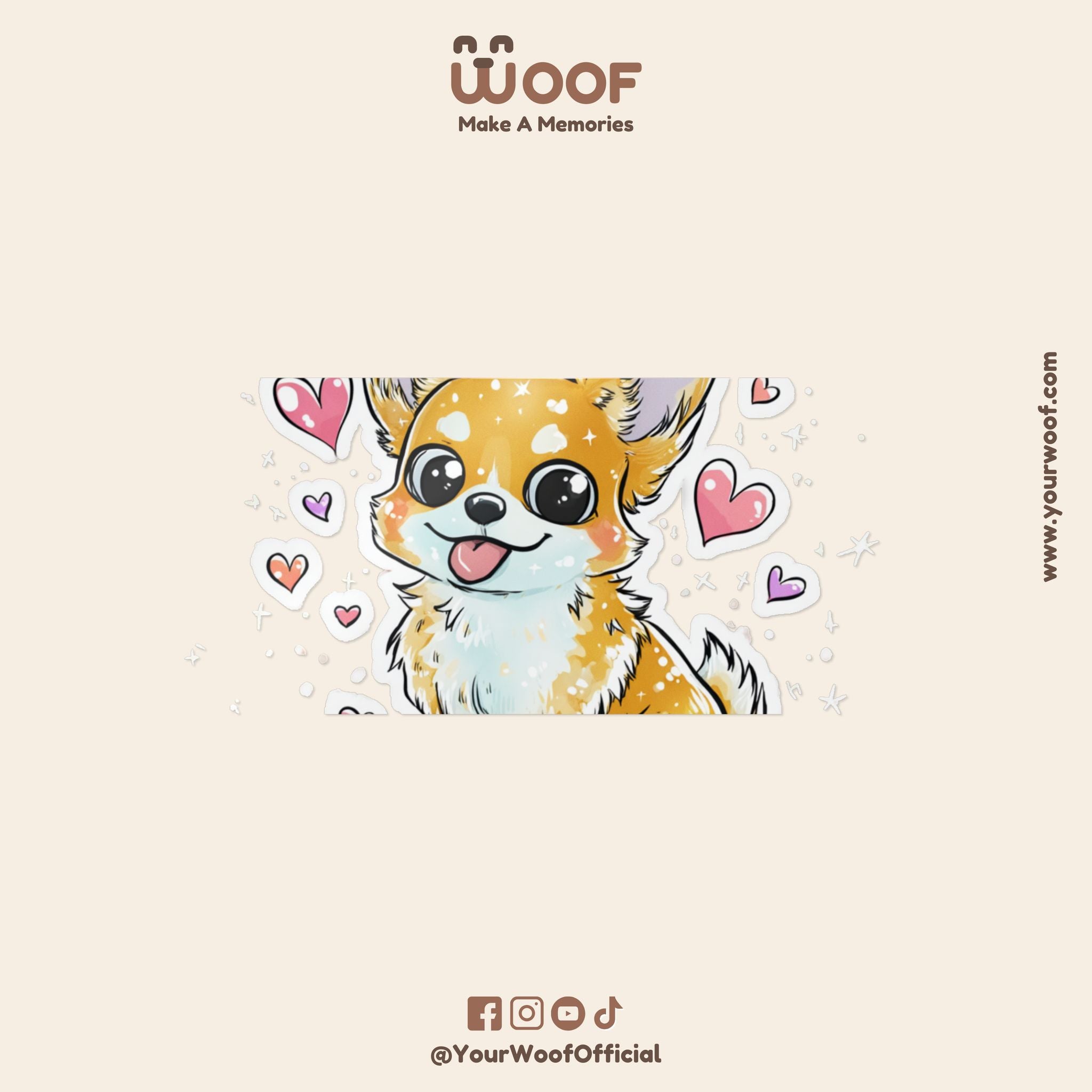 Cute Corgi Die-Cut Stickers - Loveable Dog Decor for Pet Lovers