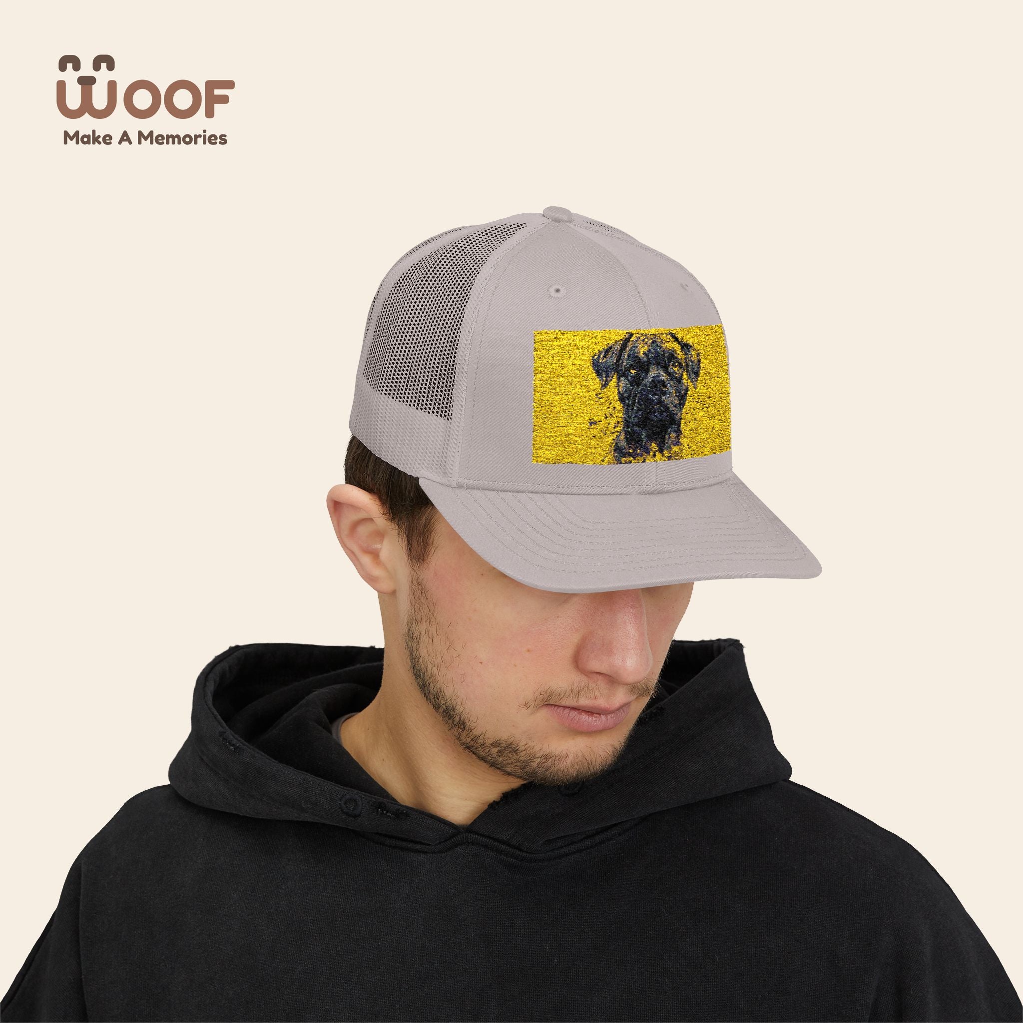 Personalized Dog Lover Snapback Cap, Adjustable Trucker Hat, Gift for Dog Owners, Pet Memory Cap, Fun Customizable Hat