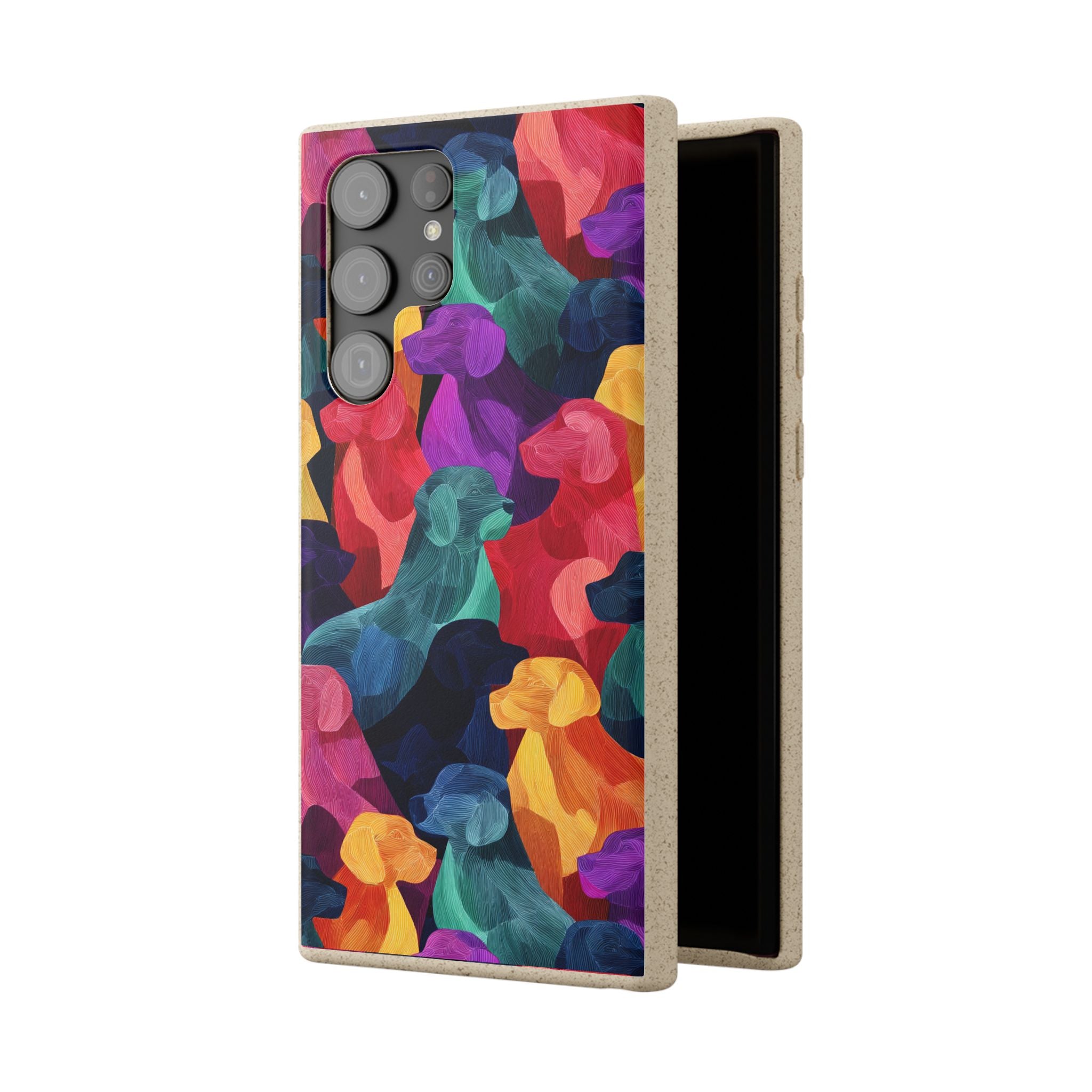 Colorful Dog-Themed Biodegradable Phone Cases, Eco-friendly Gifts for Pet Lovers, Sustainable Accessories for Everyday Use, Dog Lover [...]