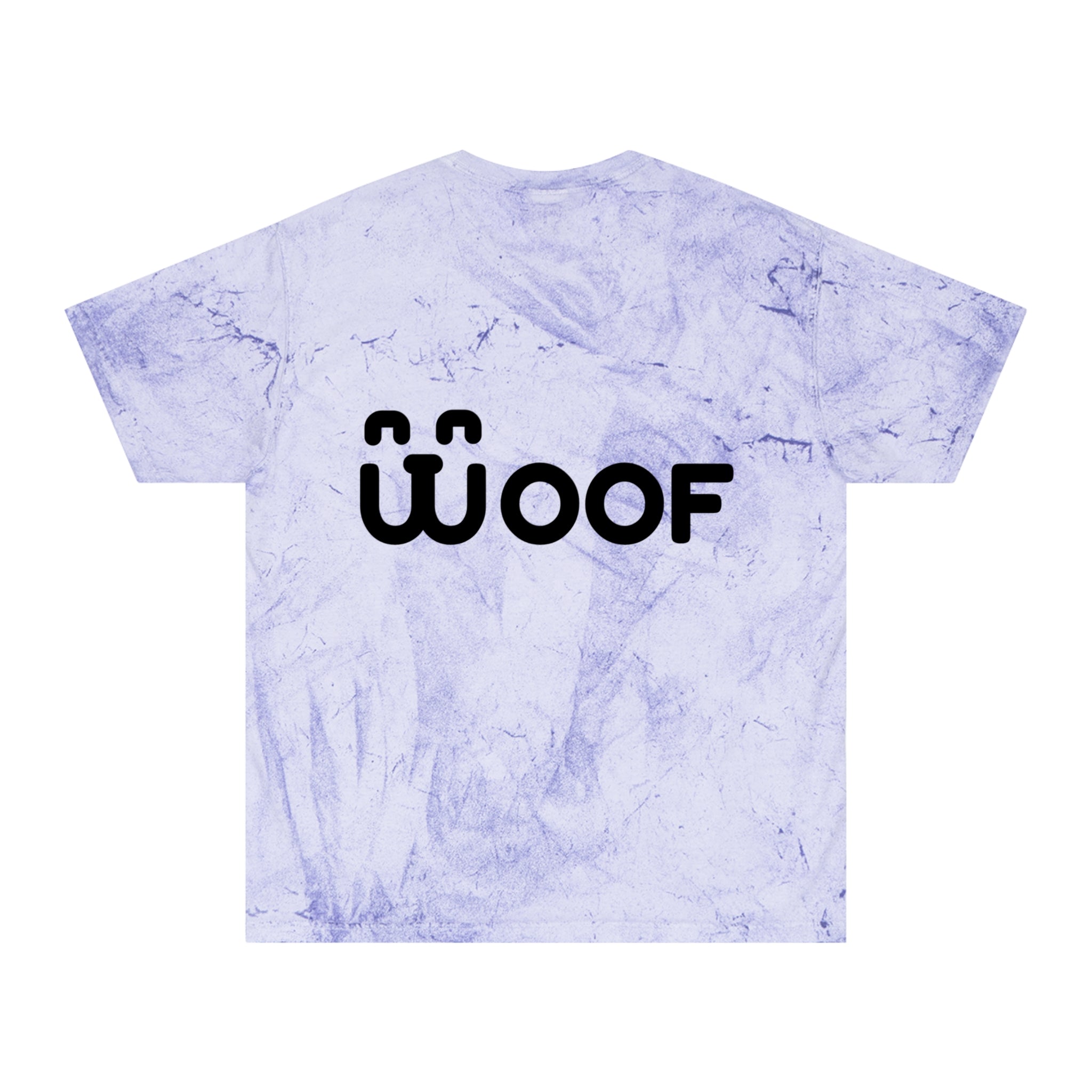 Unisex Color Blast Dog Lover T-Shirt | Woof Graphic Tee, Pet Owner Gift, Casual Wear, Summer Fashion, Animal Lover Shirt