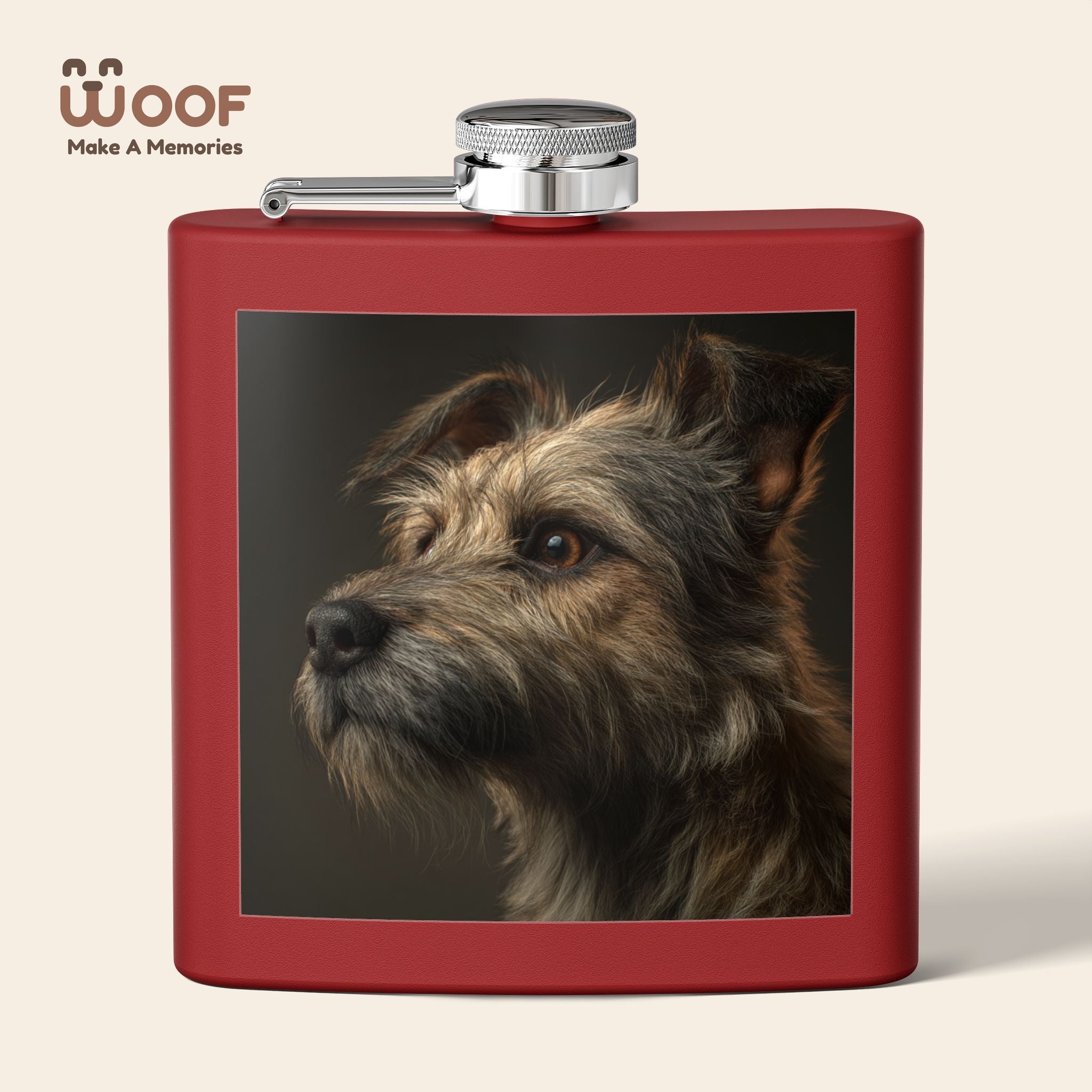Personalized Dog Lover's Flask, Stainless Steel Flask Gift for Pet Owners, Custom Engraved Wine Flask, Dog-Themed Travel Flask, Unique [...]