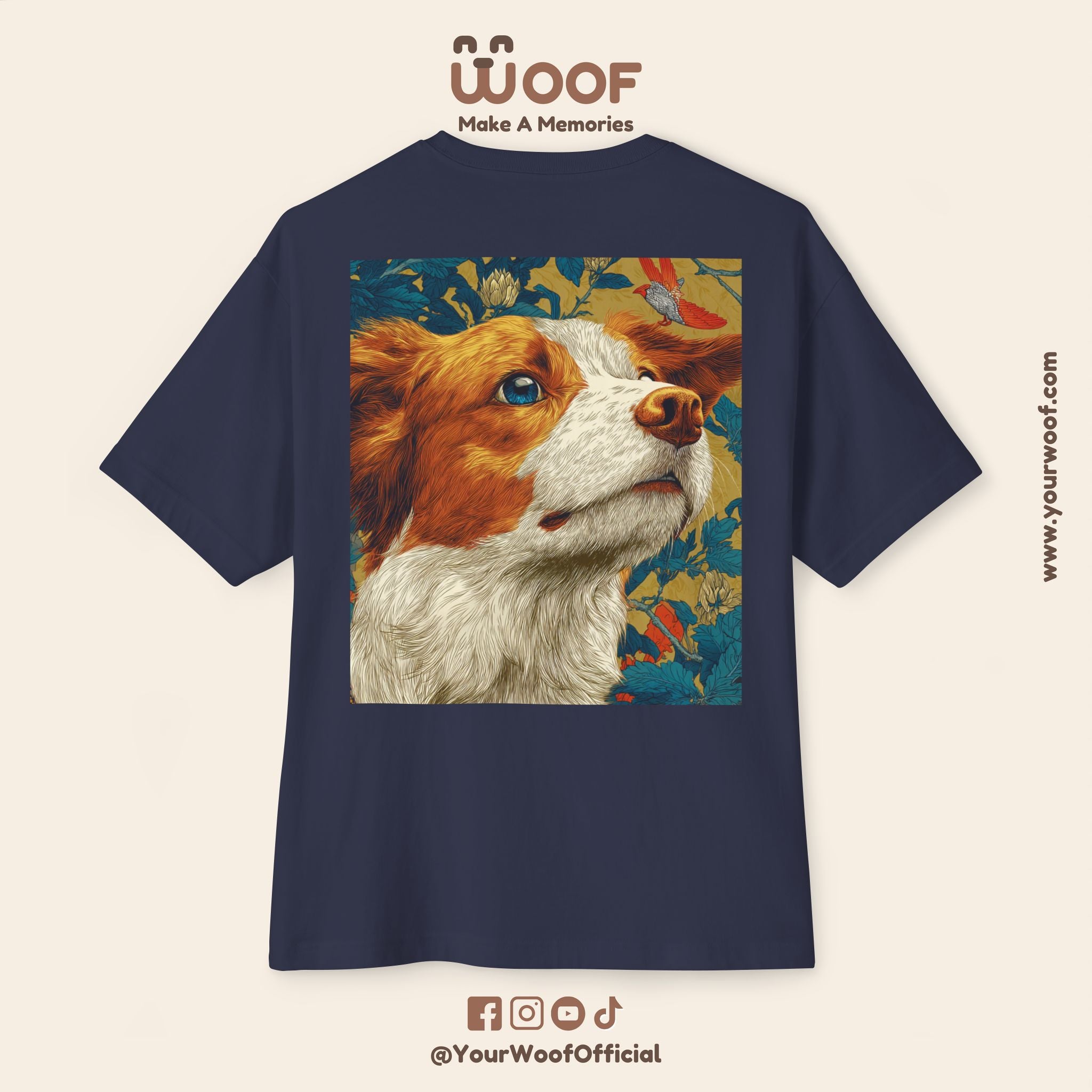 Unisex Dog Lover Tee, Boxy Pet Shirt, Oversized Animal Graphic Tee, Gift for Dog Owners, Casual Pet Apparel