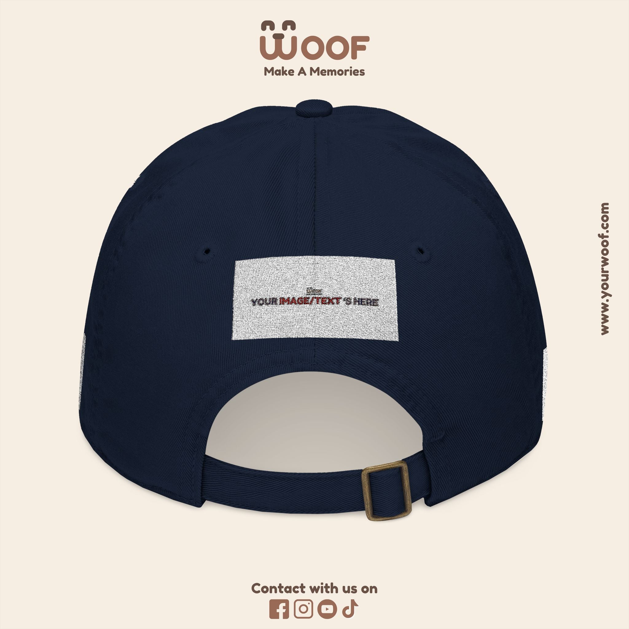Organic Embroidered Baseball Cap, Eco-Friendly Cap for Outdoor Lovers, Customizable Gift for Birthdays, Casual Wear, Summer Style