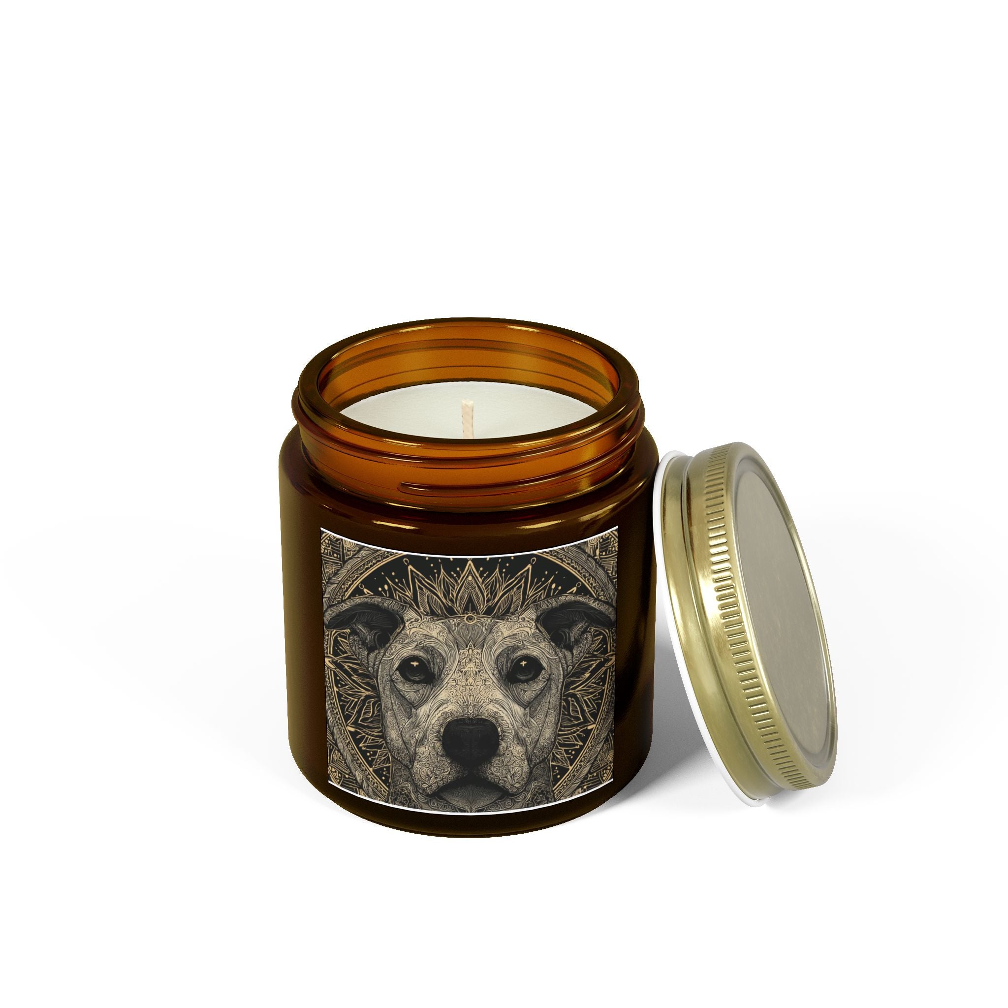 Dog Lover's Scented Candle - Coconut Apricot Wax (4oz, 9oz)