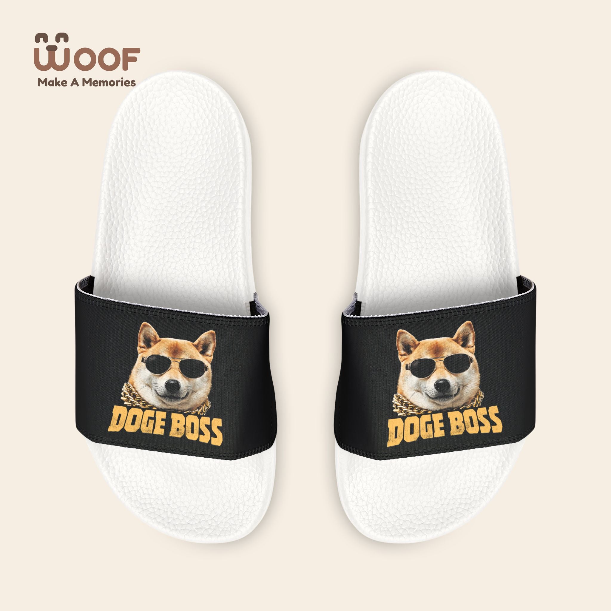 Dog Boss Women's Sandals, Cute Pet Lover Footwear, Casual Summer Slides, Fun Dog-Themed Flip Flops, Slide-On Sandals for Dog Owners
