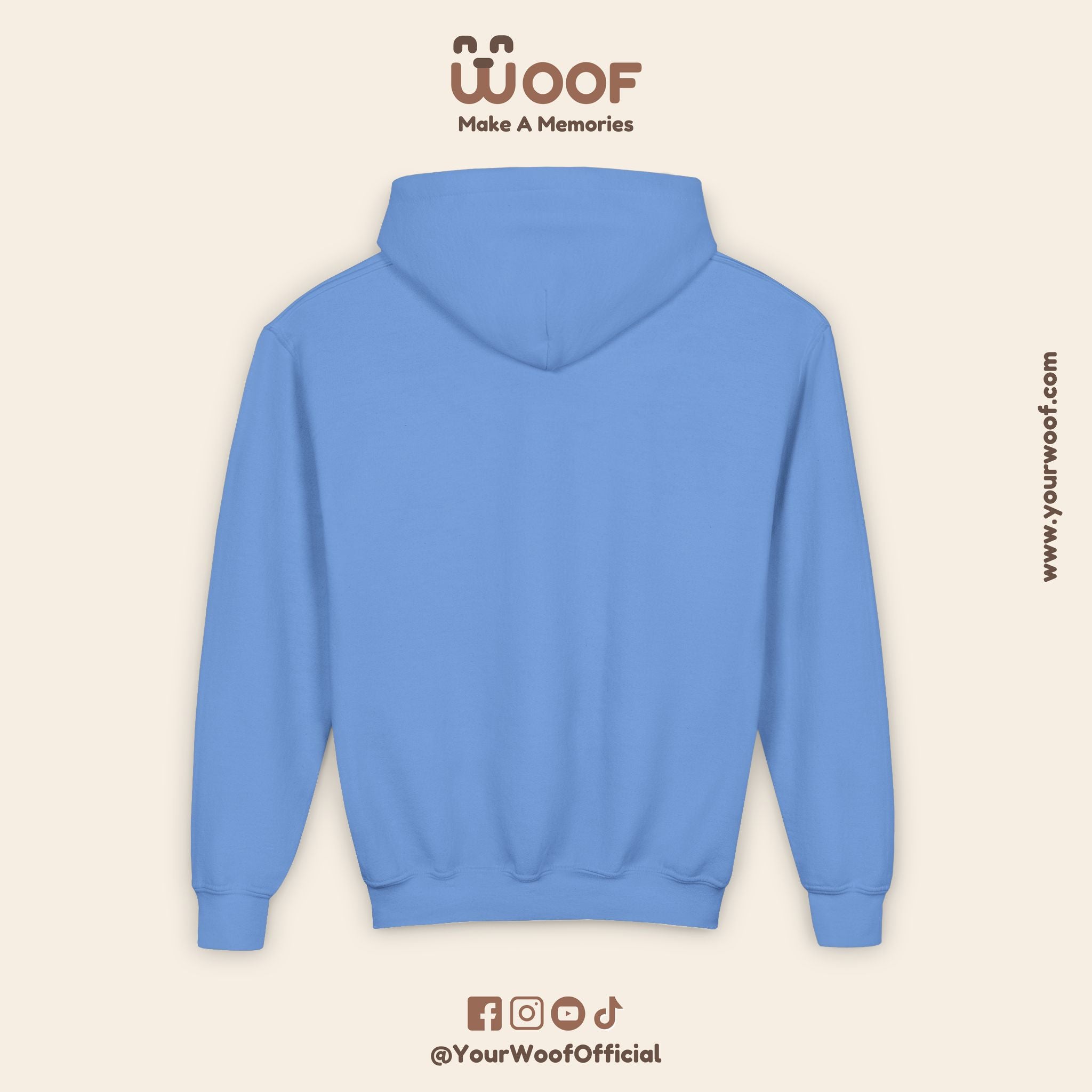 Youth Doge Boss Sweatshirt, Funny Dog Hoodie, Cool Gift for Dog Lovers, Youth Fashion, Casual Style for Kids