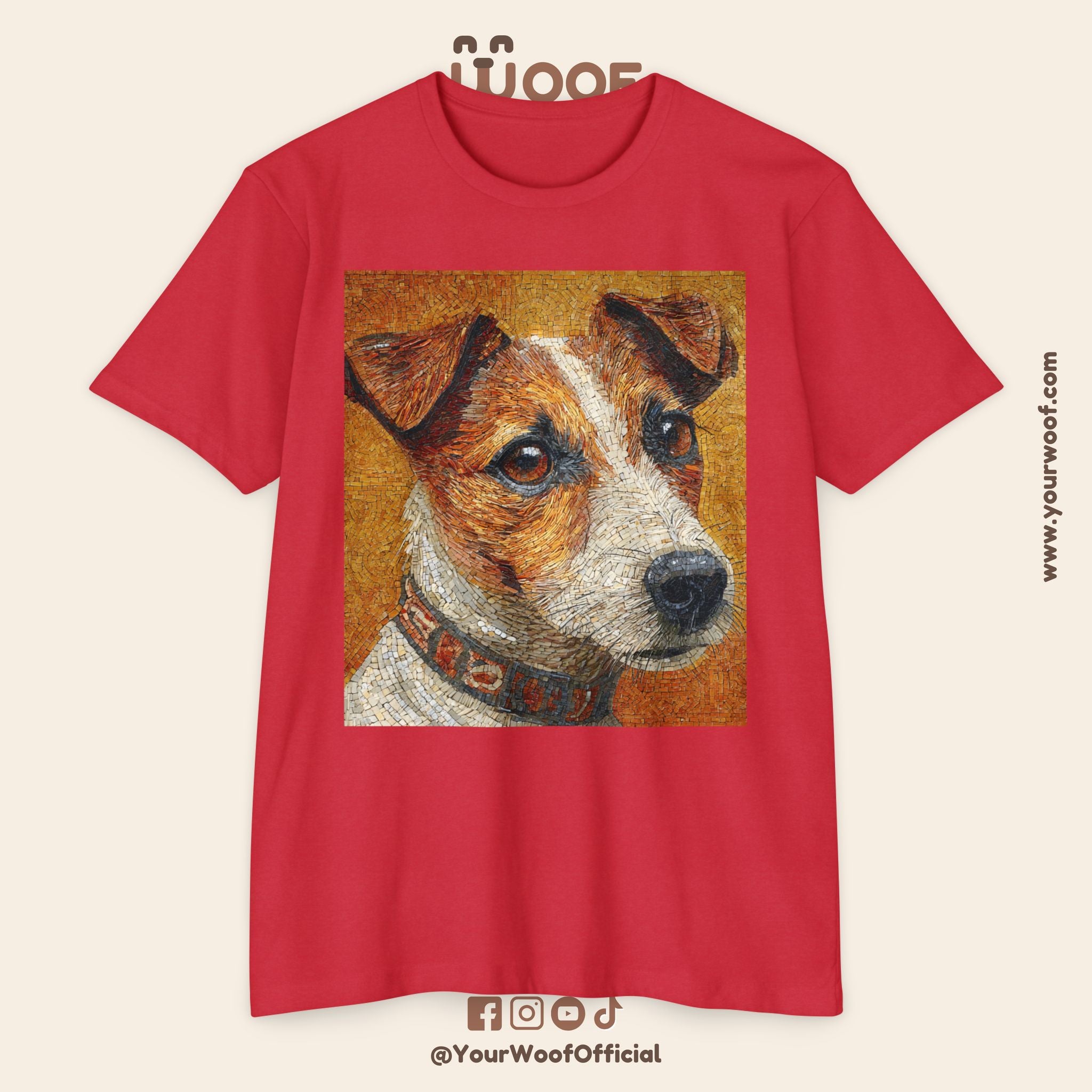 Dog Lover's Portrait T-shirt | Unisex Graphic Tee | Pet Gift | Animal Lover Apparel | Cute Dog Shirt | Animal Artwork Tee