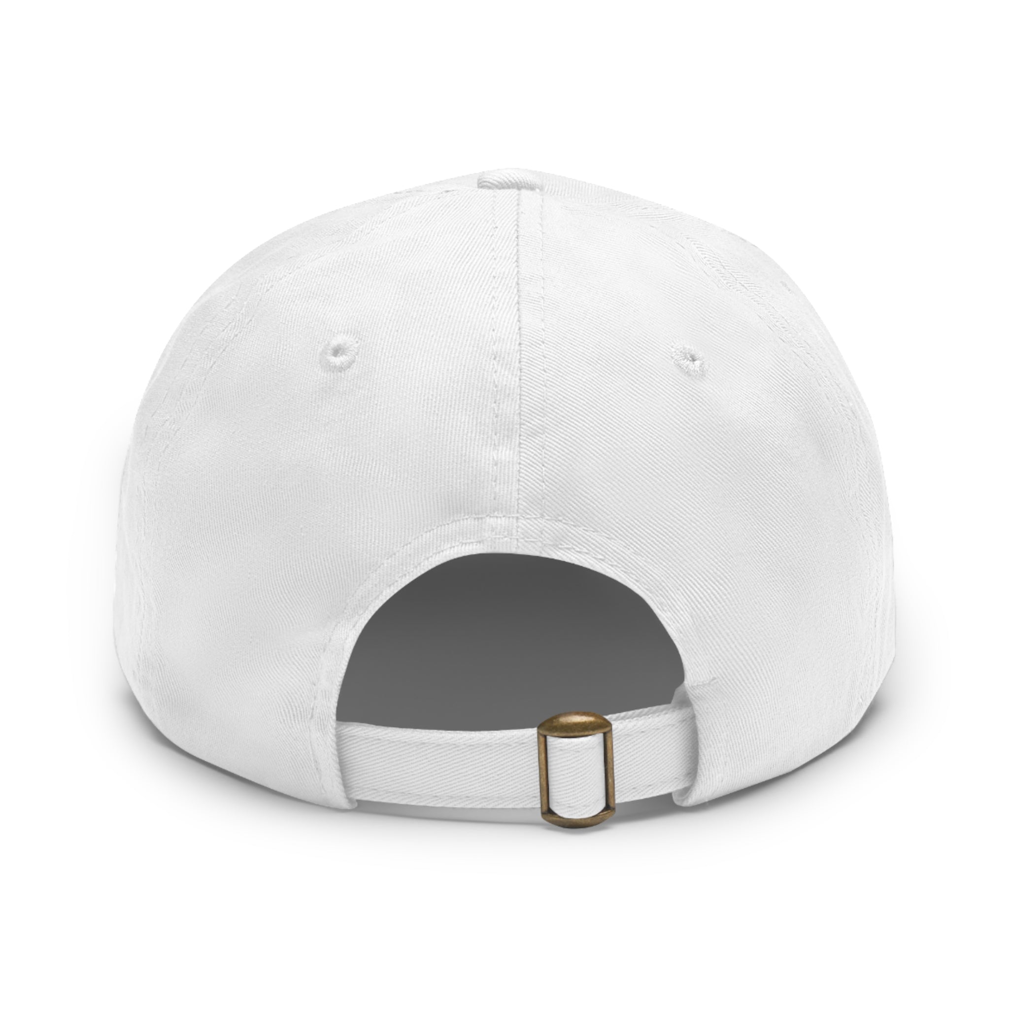 Custom Leather Patch Dad Hat, Personalized Cap, Gift for Dad, Casual Style, Outdoor Accessory, Unique Father's Day Gift