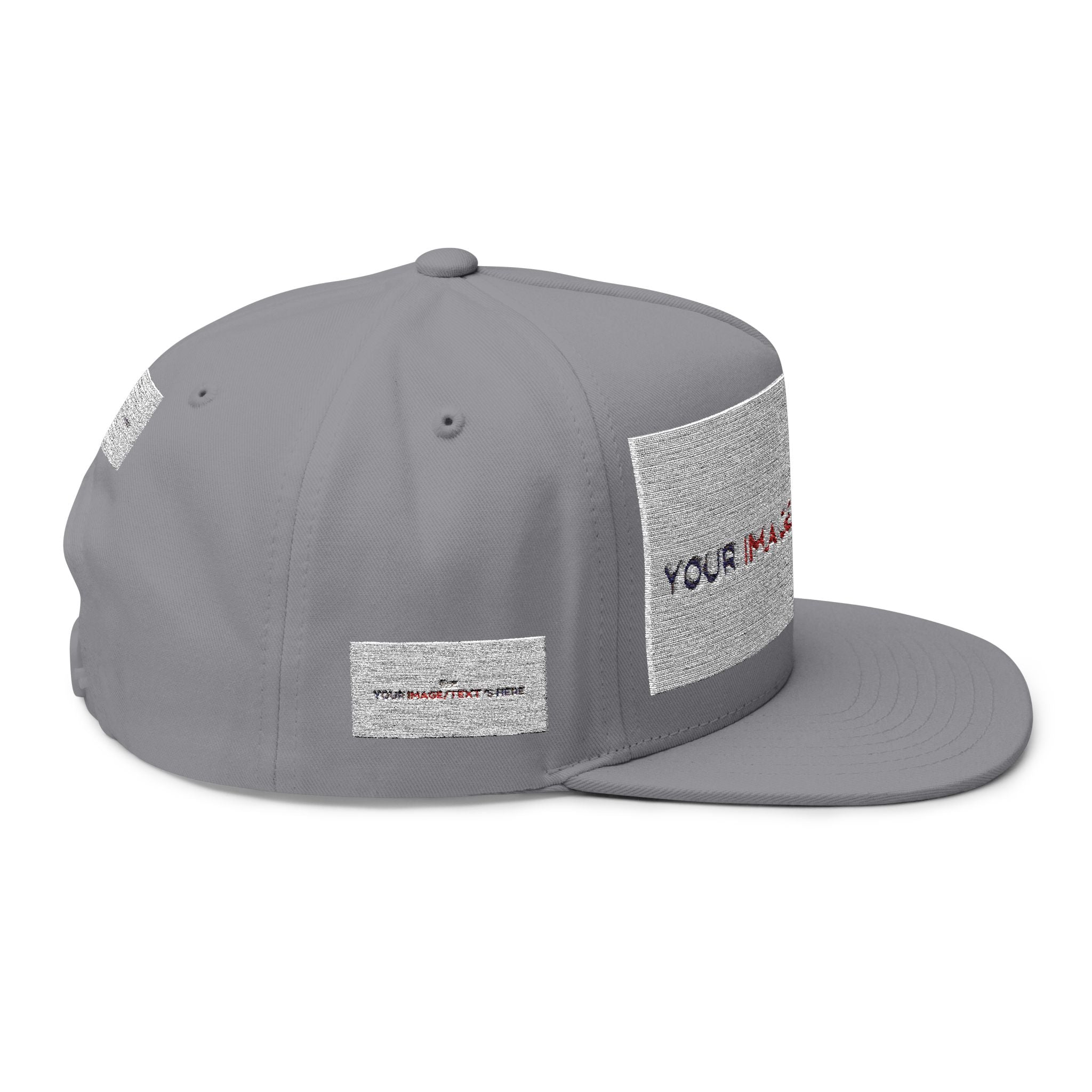 Custom Embroidered Flat Bill Cap | Personalize Your Style | Perfect Gift for Holidays, Sports, and Events | Stylish Headwear