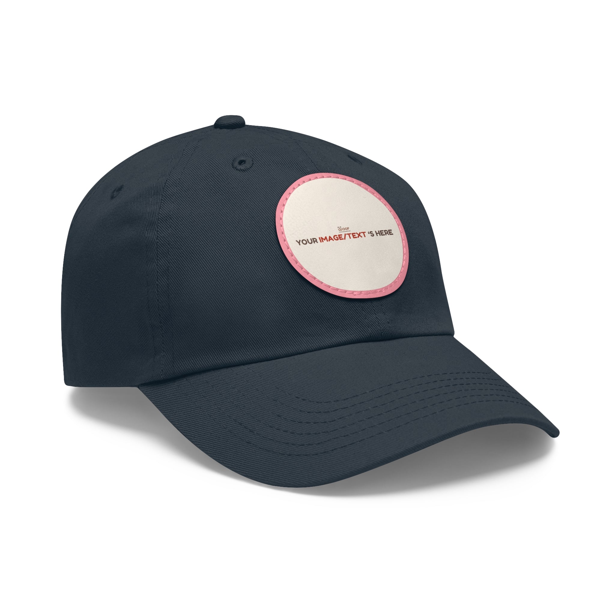 Stylish Dad Hat with Custom Leather Patch, Gifts for Dad, Casual Cap, Vintage Style Hat, Father's Day Accessories, Personalized Headwear