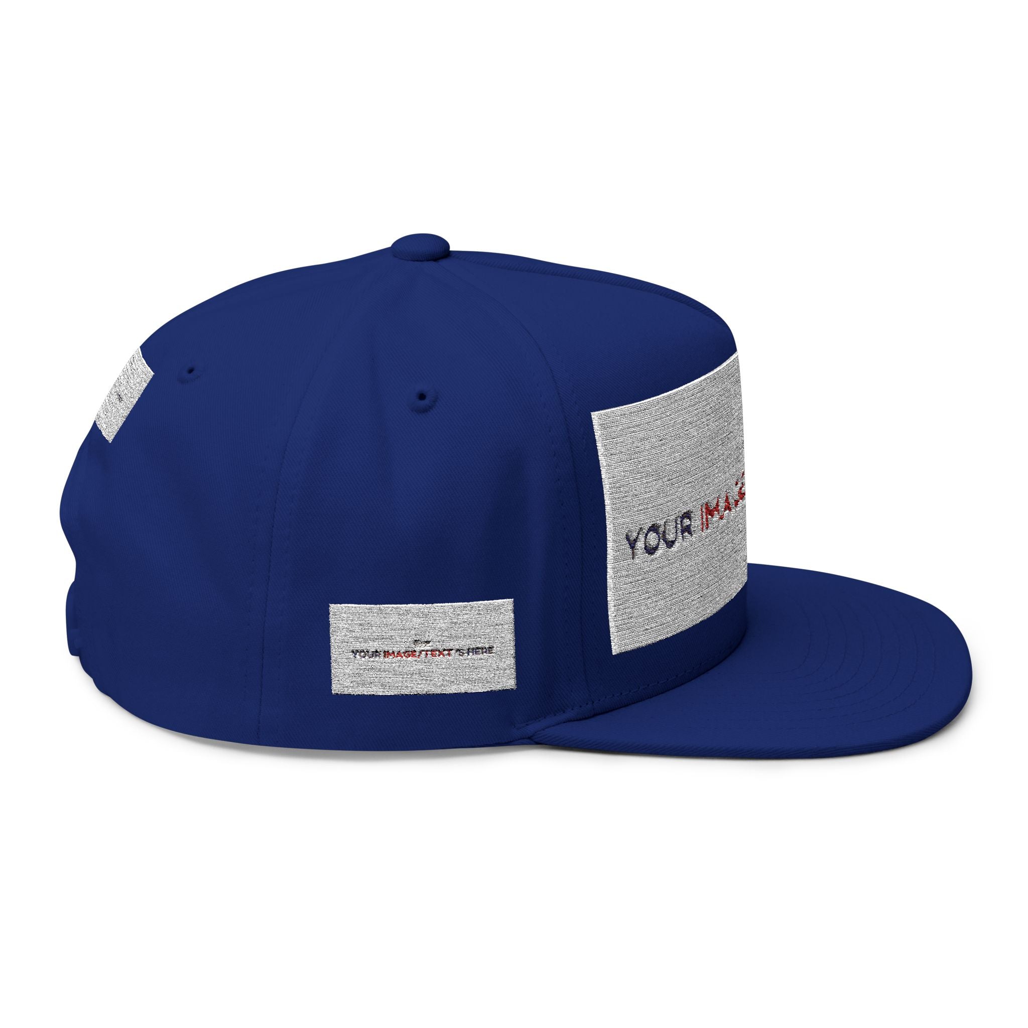 Custom Embroidered Flat Bill Cap | Personalize Your Style | Perfect Gift for Holidays, Sports, and Events | Stylish Headwear