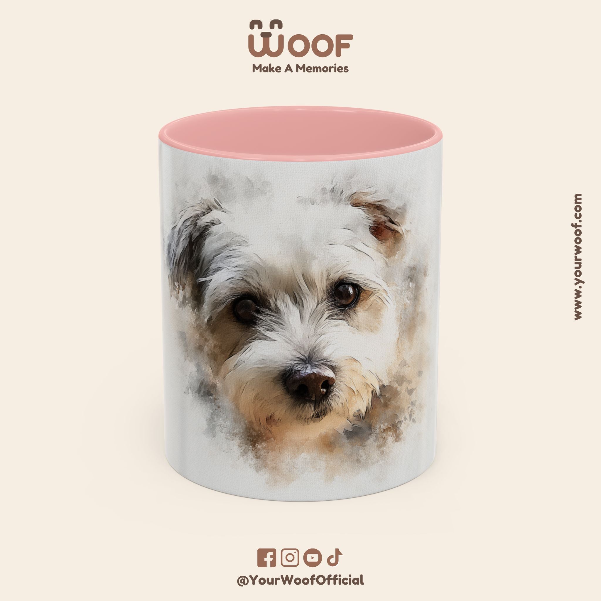 Dog Lover's Accent Coffee Mug | Perfect Gift for Pet Owners, Dog-Themed Home Decor, Birthday, Christmas, Adoption Celebration