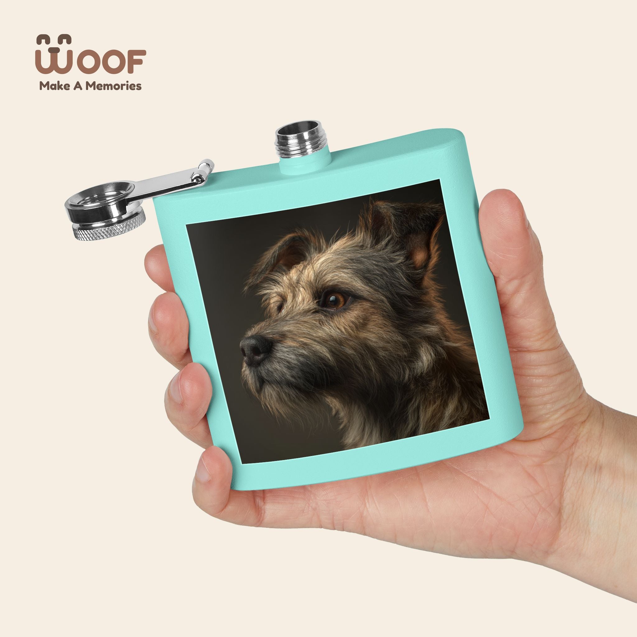 Personalized Dog Lover's Flask, Stainless Steel Flask Gift for Pet Owners, Custom Engraved Wine Flask, Dog-Themed Travel Flask, Unique [...]