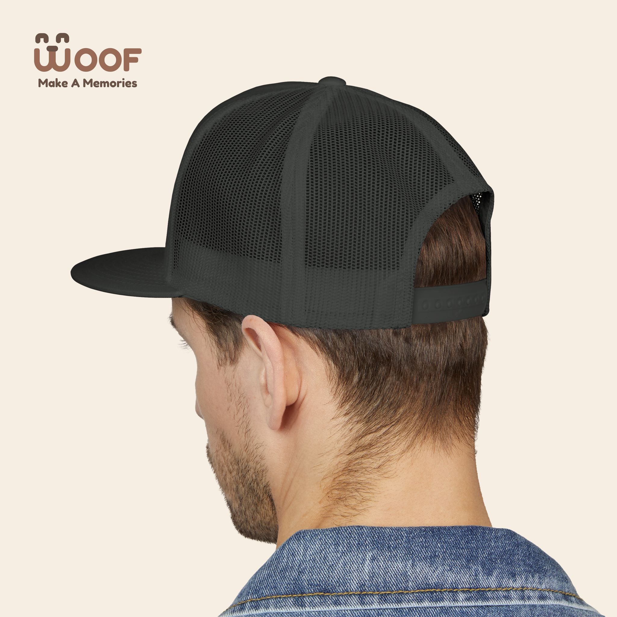 Stylish 5 Panel Trucker Cap – Custom Embroidered Hat, Perfect for Outdoor Adventures, Casual Wear, Summer Festivals, Gift Idea