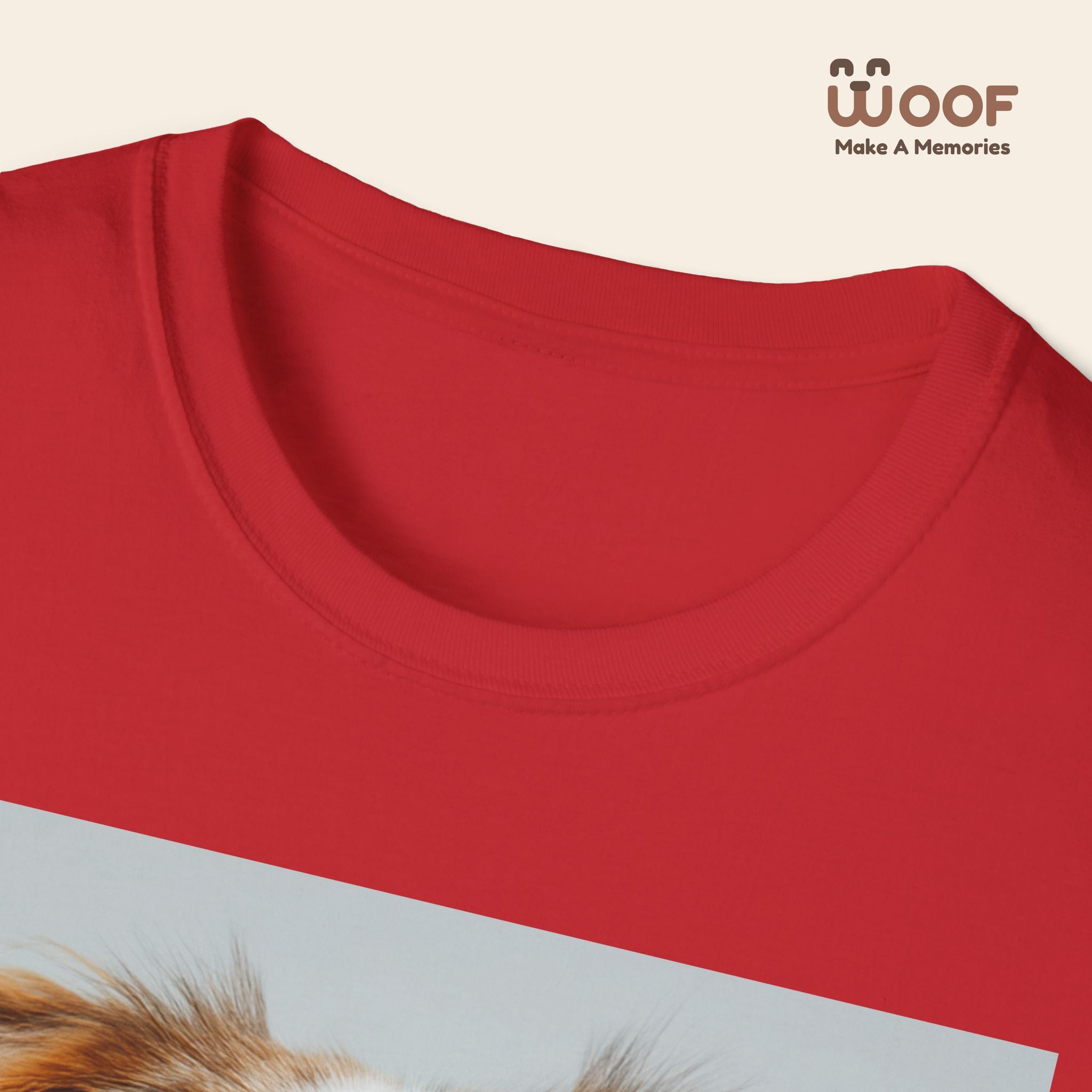 Joyful Dog Portrait Unisex Softstyle T-Shirt - Perfect for Pet Lovers!