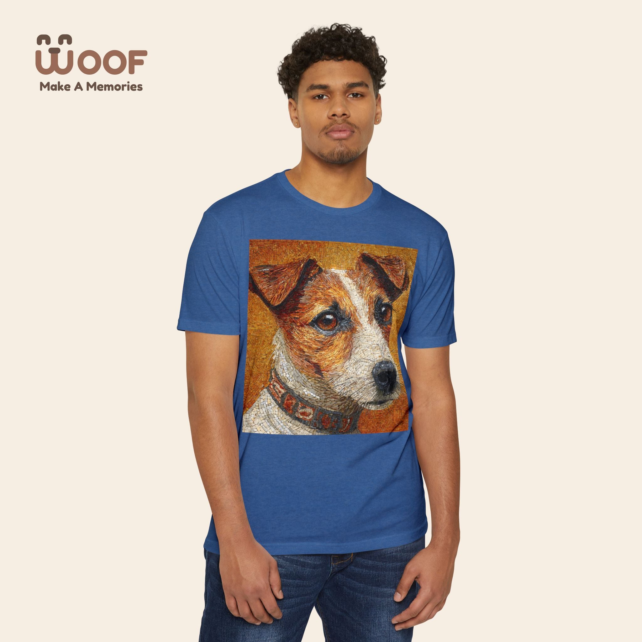 Dog Lover's Portrait T-shirt | Unisex Graphic Tee | Pet Gift | Animal Lover Apparel | Cute Dog Shirt | Animal Artwork Tee