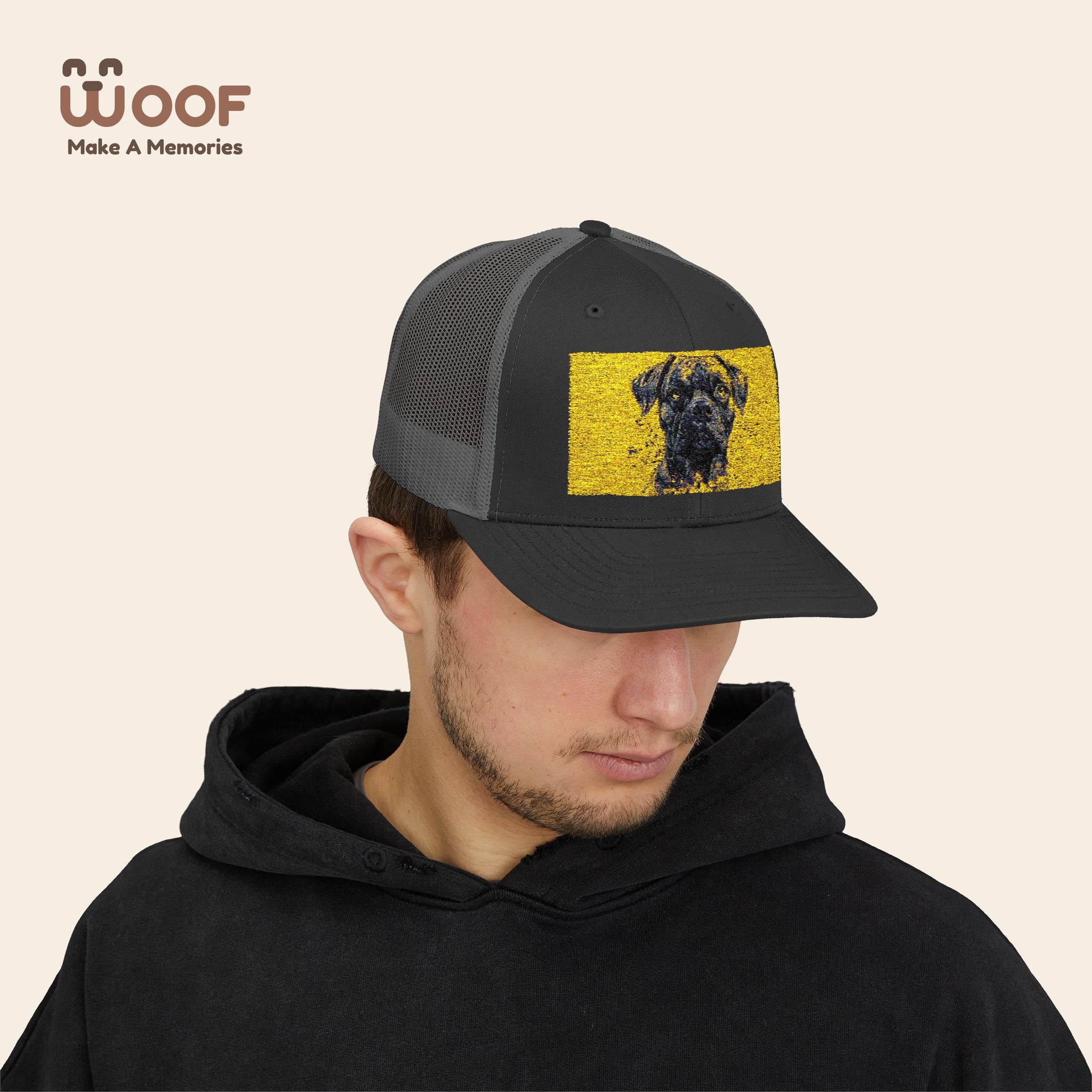 Personalized Dog Lover Snapback Cap, Adjustable Trucker Hat, Gift for Dog Owners, Pet Memory Cap, Fun Customizable Hat