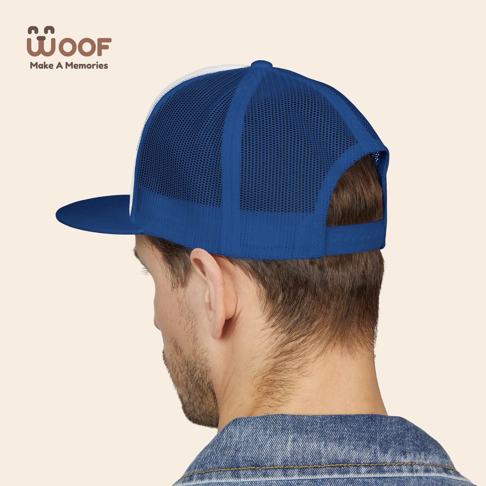 Stylish 5 Panel Trucker Cap – Custom Embroidered Hat, Perfect for Outdoor Adventures, Casual Wear, Summer Festivals, Gift Idea