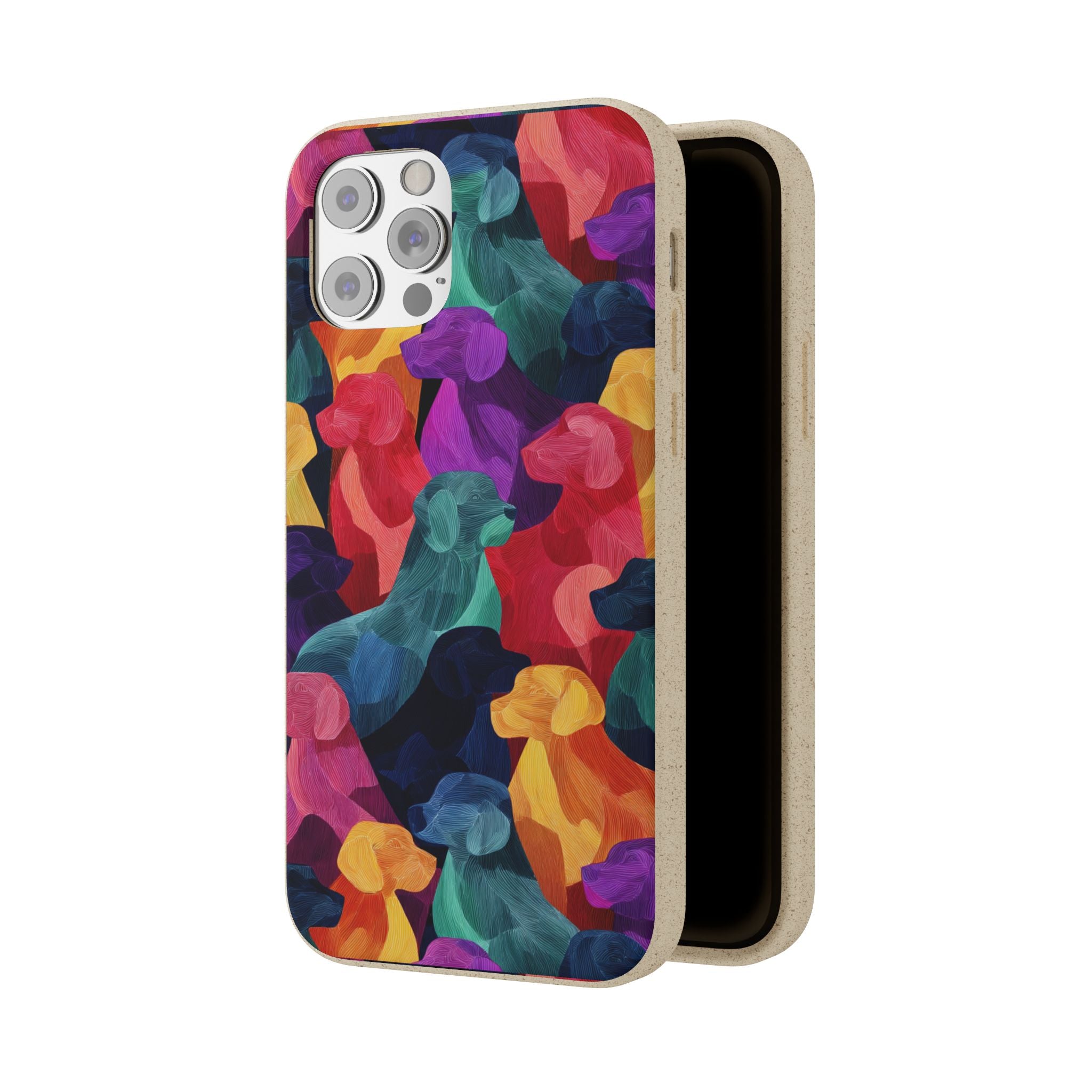Colorful Dog-Themed Biodegradable Phone Cases, Eco-friendly Gifts for Pet Lovers, Sustainable Accessories for Everyday Use, Dog Lover [...]