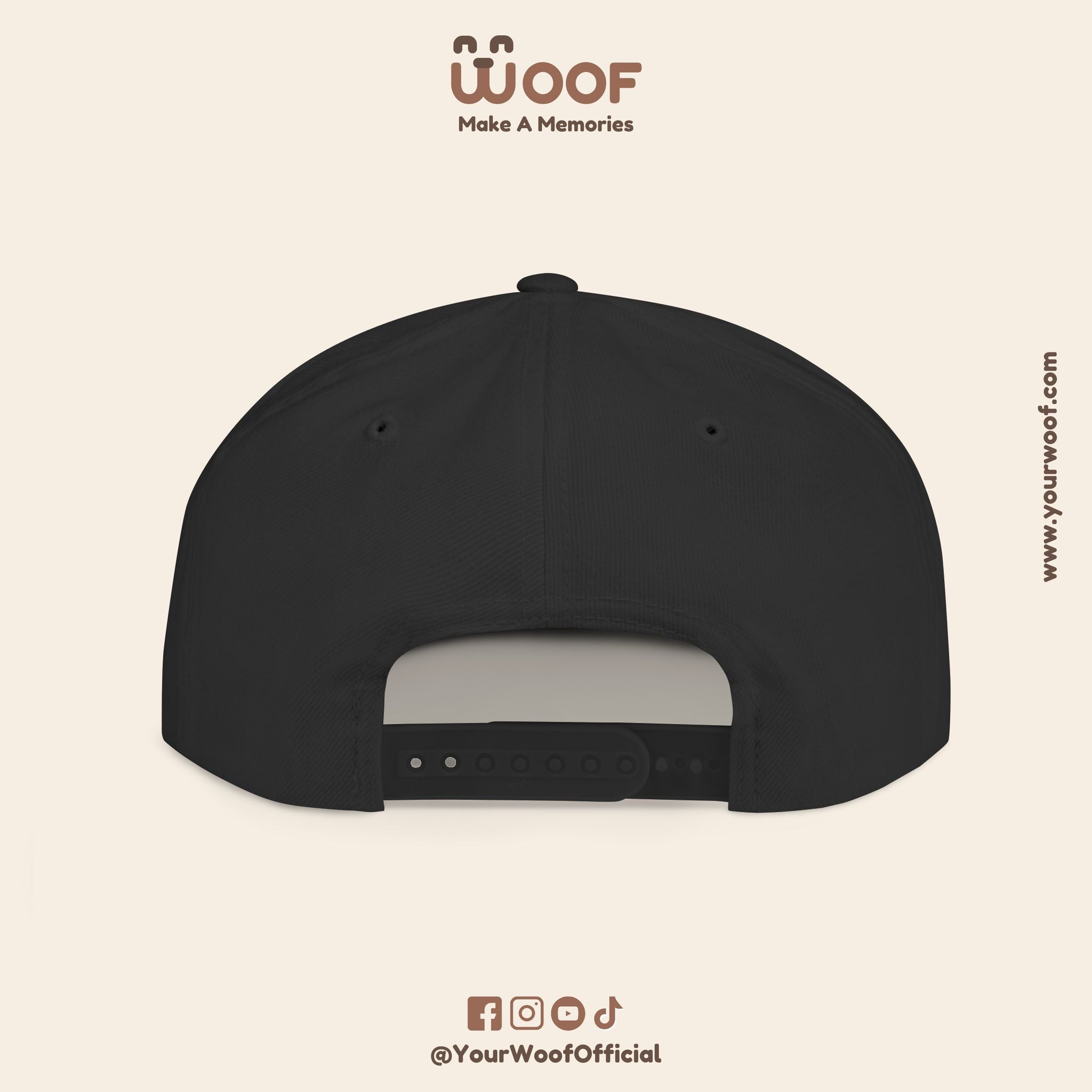 Dog Lover Flat Bill Snapback Hat, Casual Cap for Pet Owners, Dog Gift, Adjustable Hat, Fashion Accessory for Animal Lovers