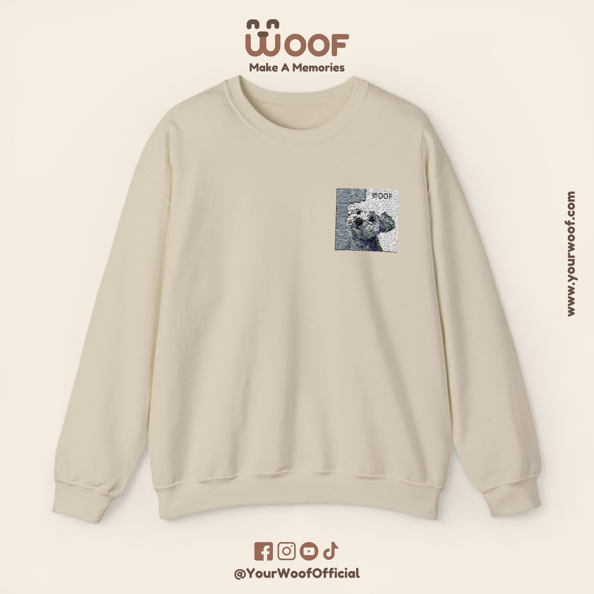 Cozy Dog Lover Crewneck Sweatshirt - Perfect Gift for Animal Lovers