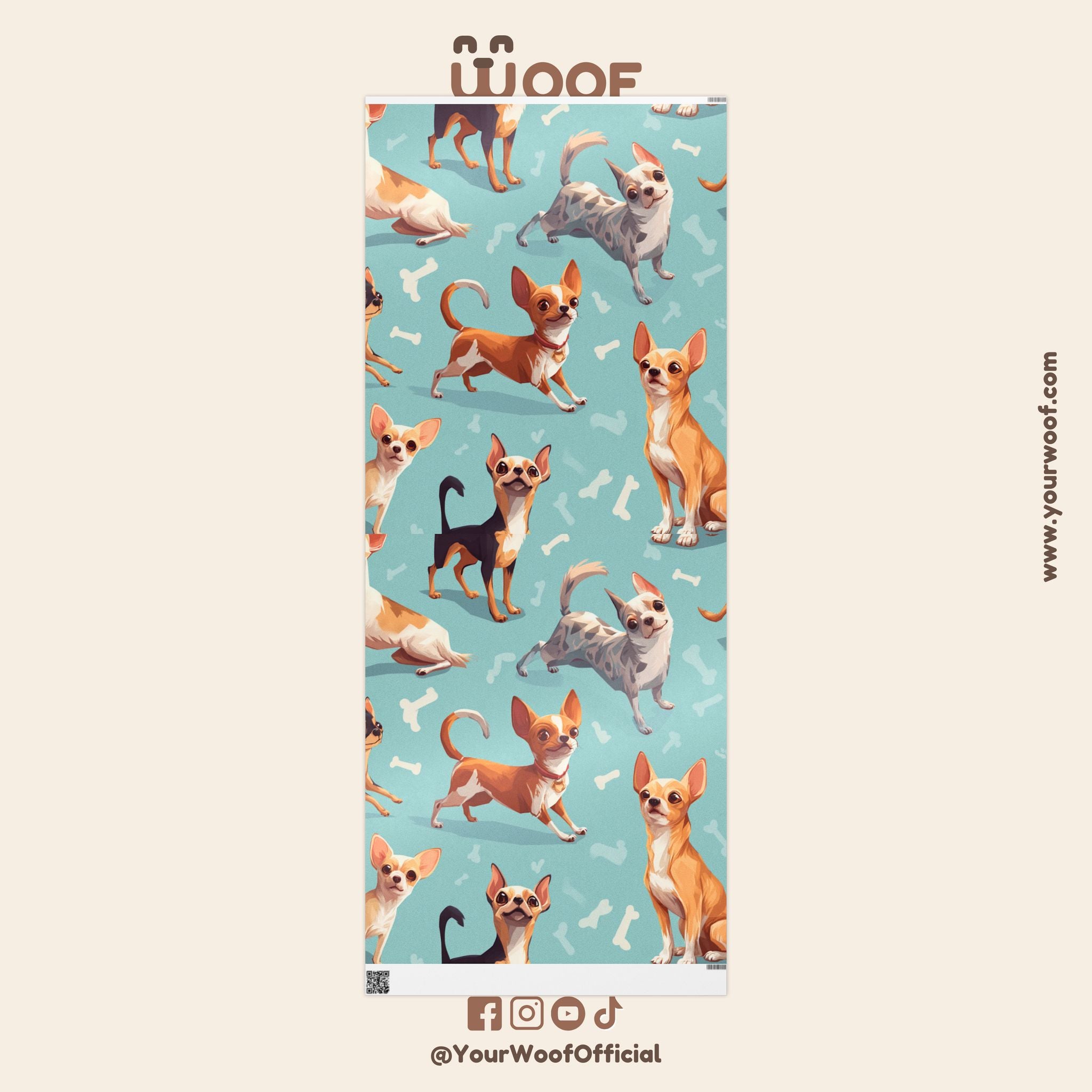 Chihuahua Wrapping Paper - Fun & Whimsical Gift Wrap for Dog Lovers