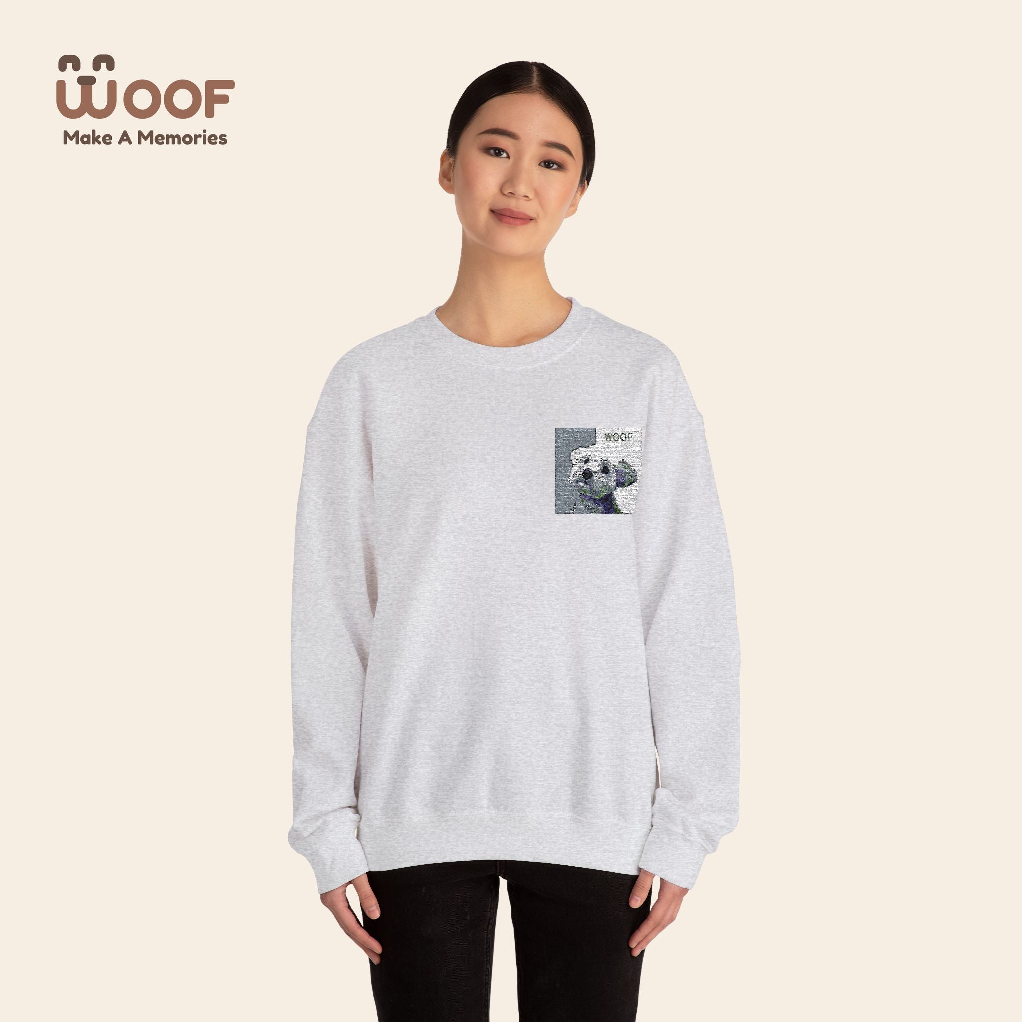 Cozy Dog Lover Crewneck Sweatshirt - Perfect Gift for Animal Lovers