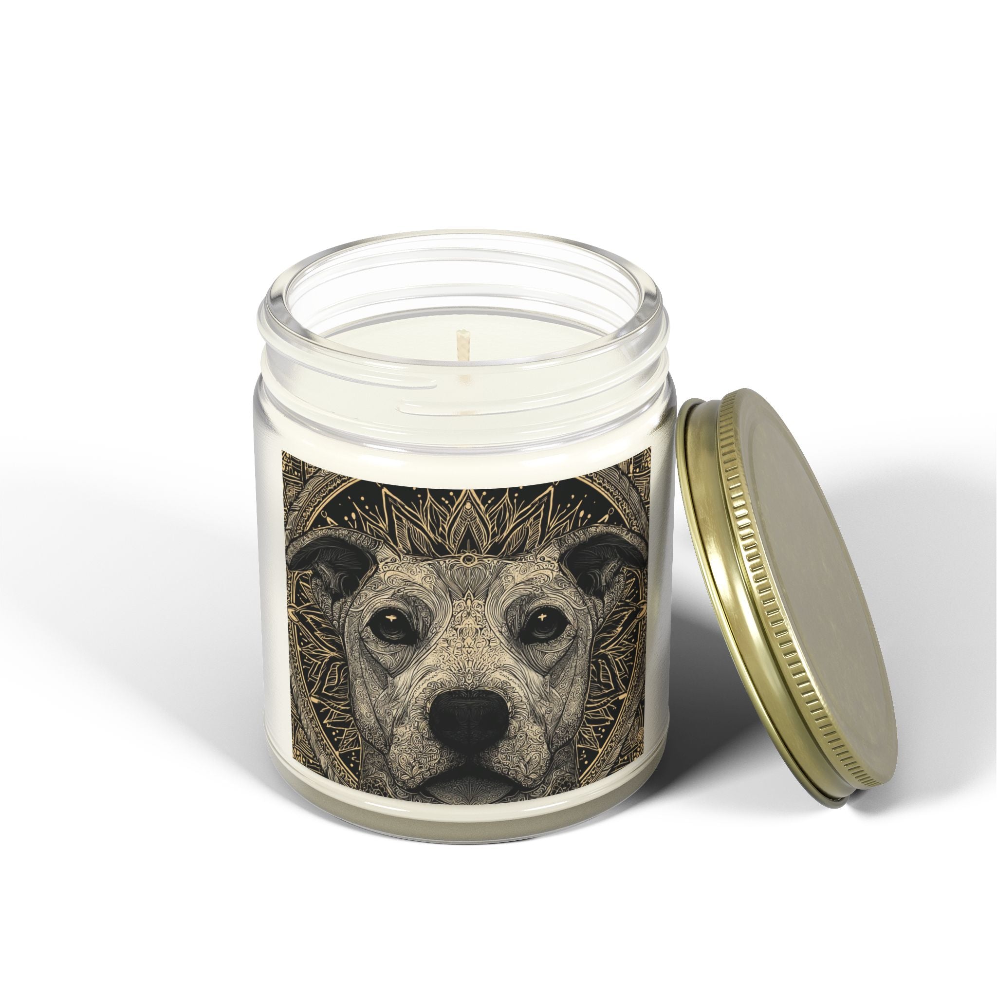 Dog Lover's Scented Candle - Coconut Apricot Wax (4oz, 9oz)