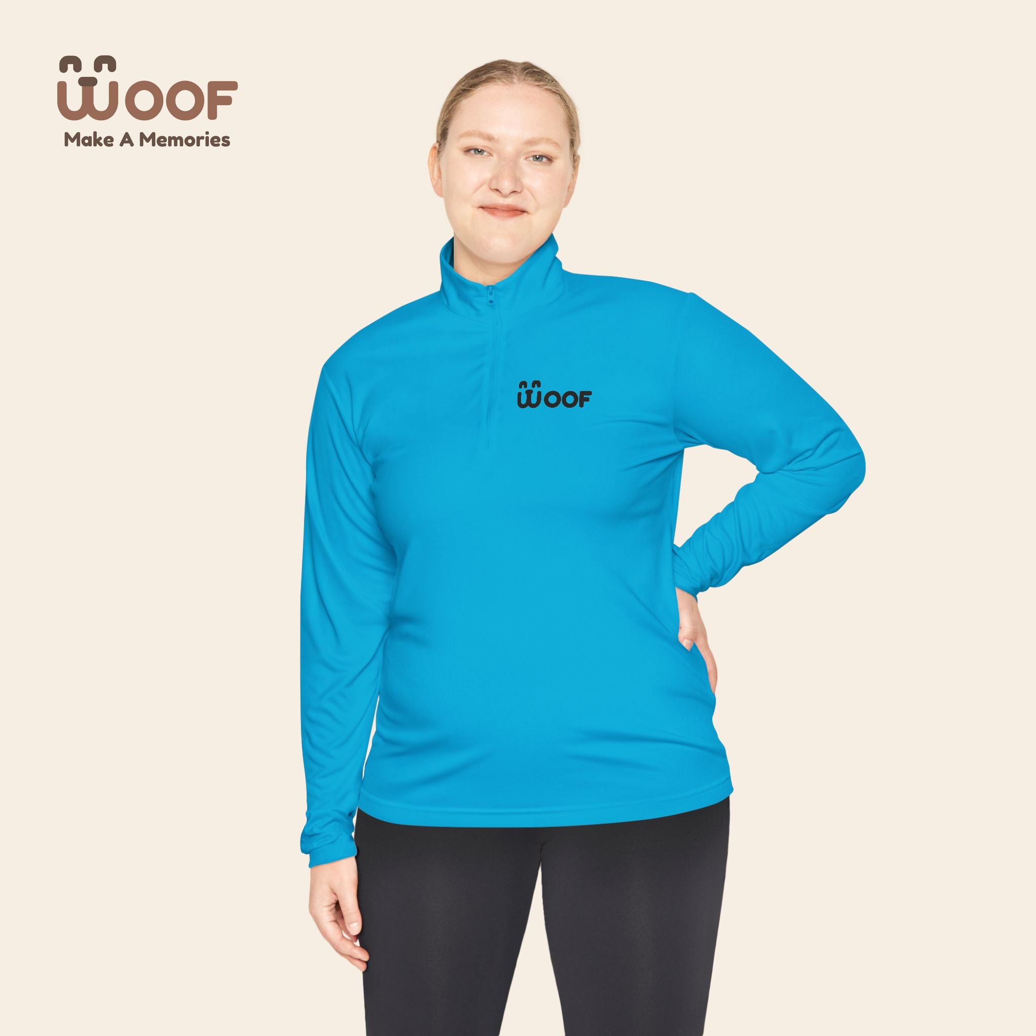 Stylish Unisex Quarter-Zip Pullover with Dog and Floral Design, Perfect for Casual Wear, Outdoor Adventures, Gift Idea, Spring [...]
