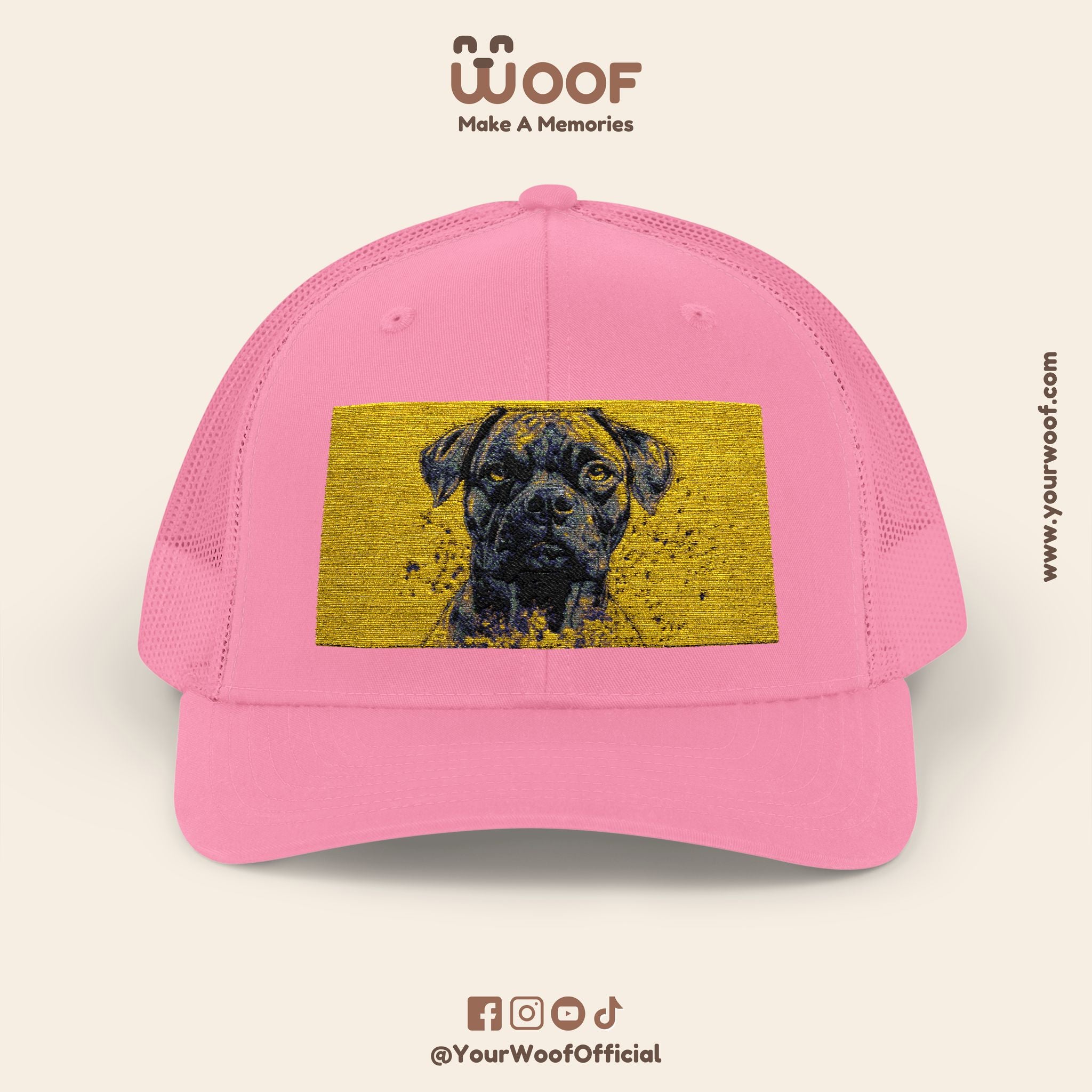Personalized Dog Lover Snapback Cap, Adjustable Trucker Hat, Gift for Dog Owners, Pet Memory Cap, Fun Customizable Hat